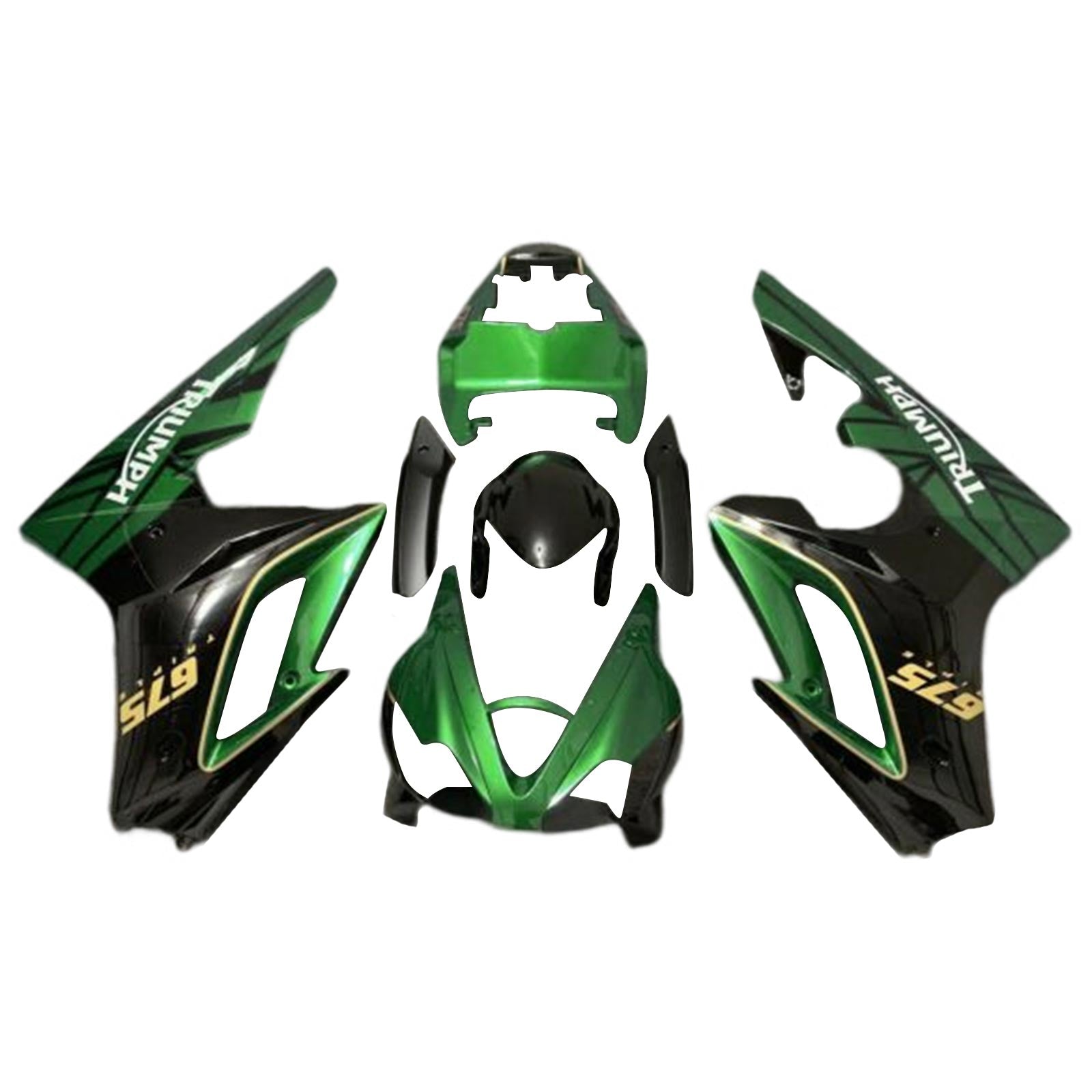 2009-2012 Triumph Daytona 675 Kit de carénage Kit de carrosserie en plastique Abs