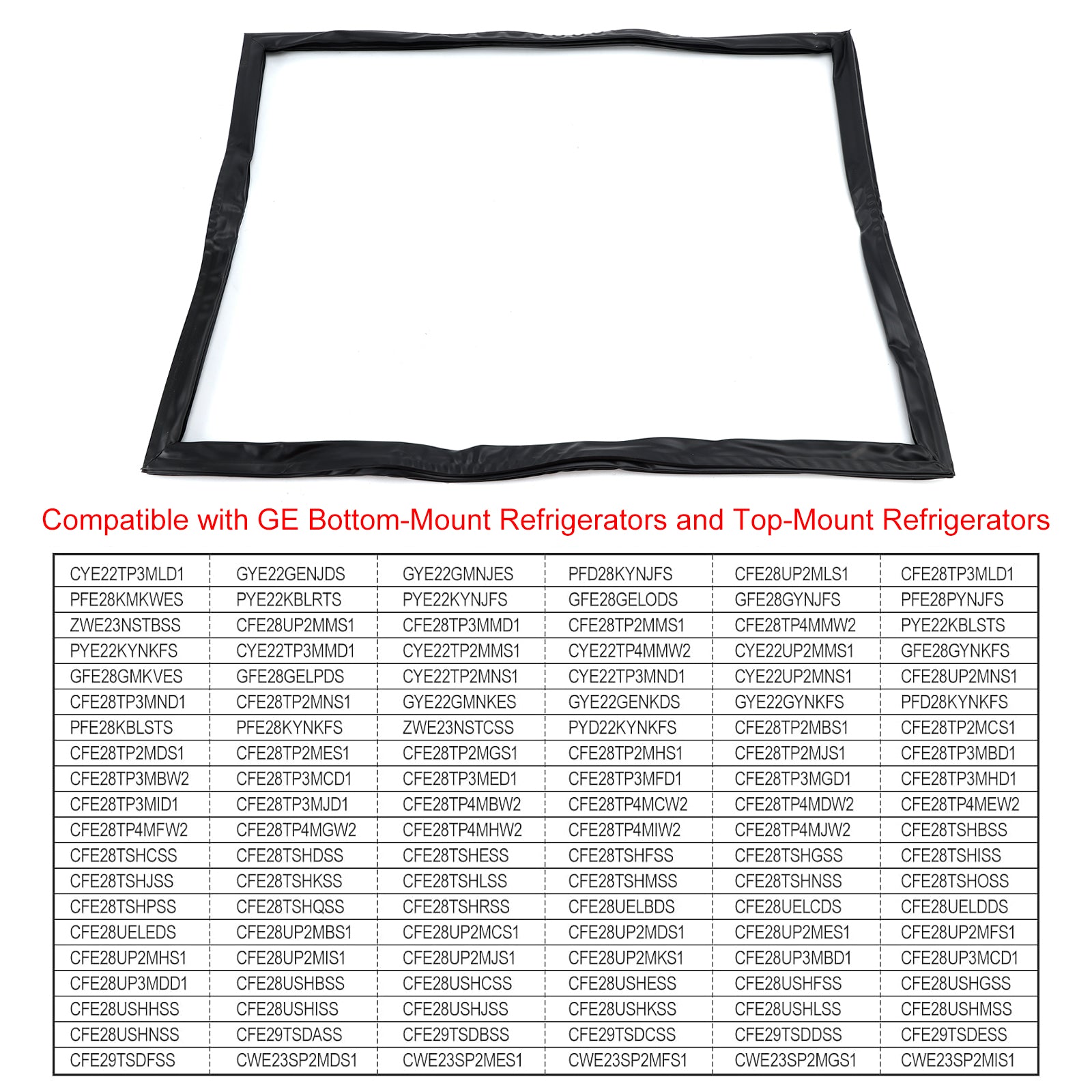 WR14X36194 Freezer Door Gasket for GE Refrigerator Freezer Models WR14X31558