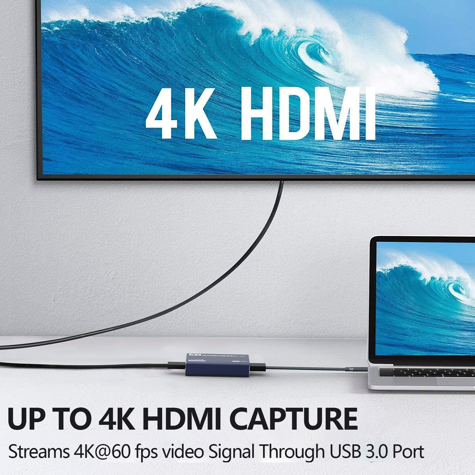 Tarjeta de adquisición HDMI Vídeo 4K Decodificador en vivo Grabación Adquisición de audio
