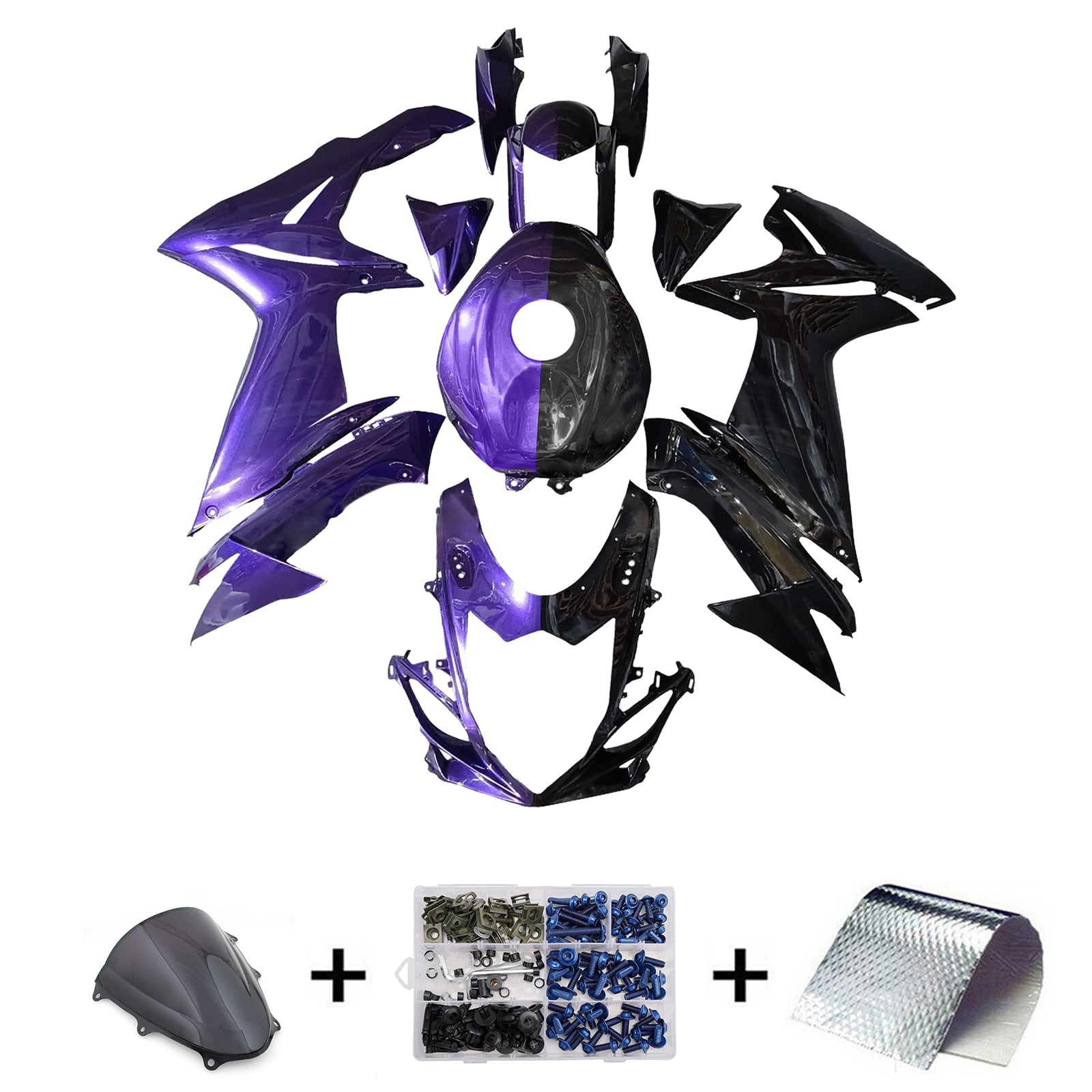 Injection Fairing Kit Bodywork Plastic ABS For Suzuki GSXR 600/750 2011-2025 K11