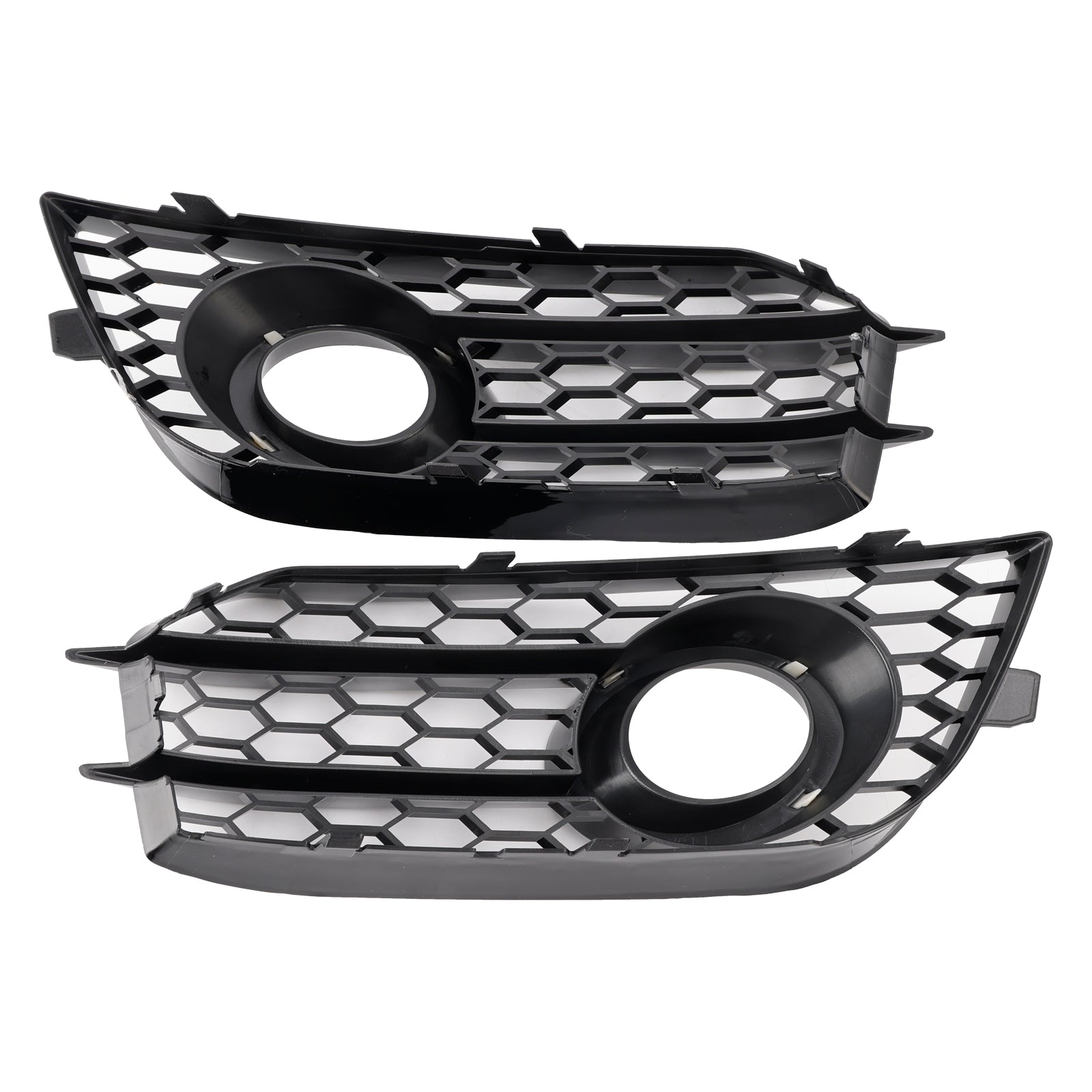2010-2014 Audi A1 Front Bumper Honeycomb Fog Grille Cover Black