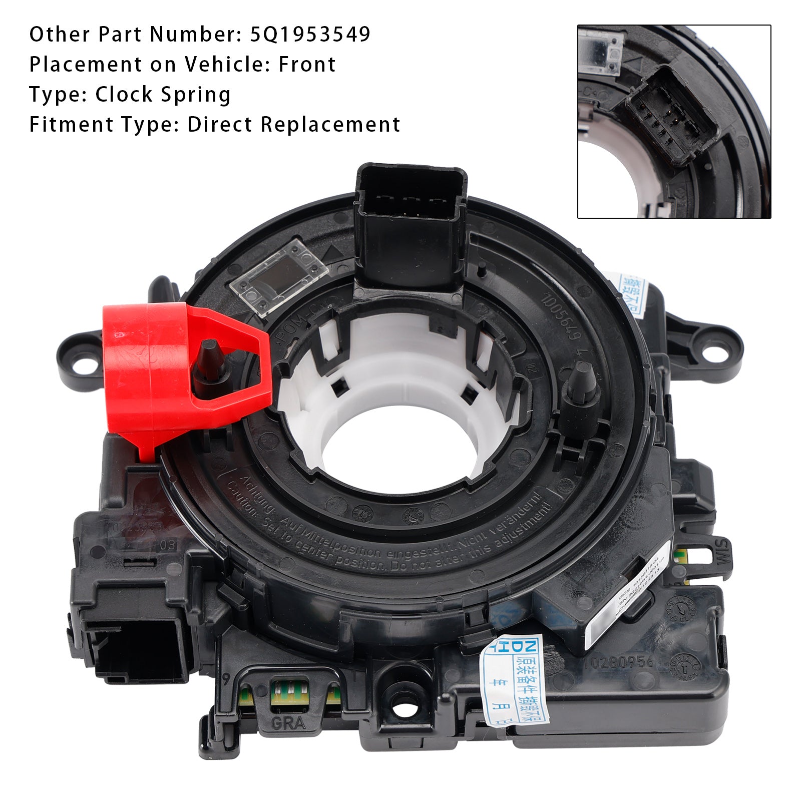 Steering Wheel Clock Spring 5Q1953549 For Tiguan Golf 7 MTF Multifunction