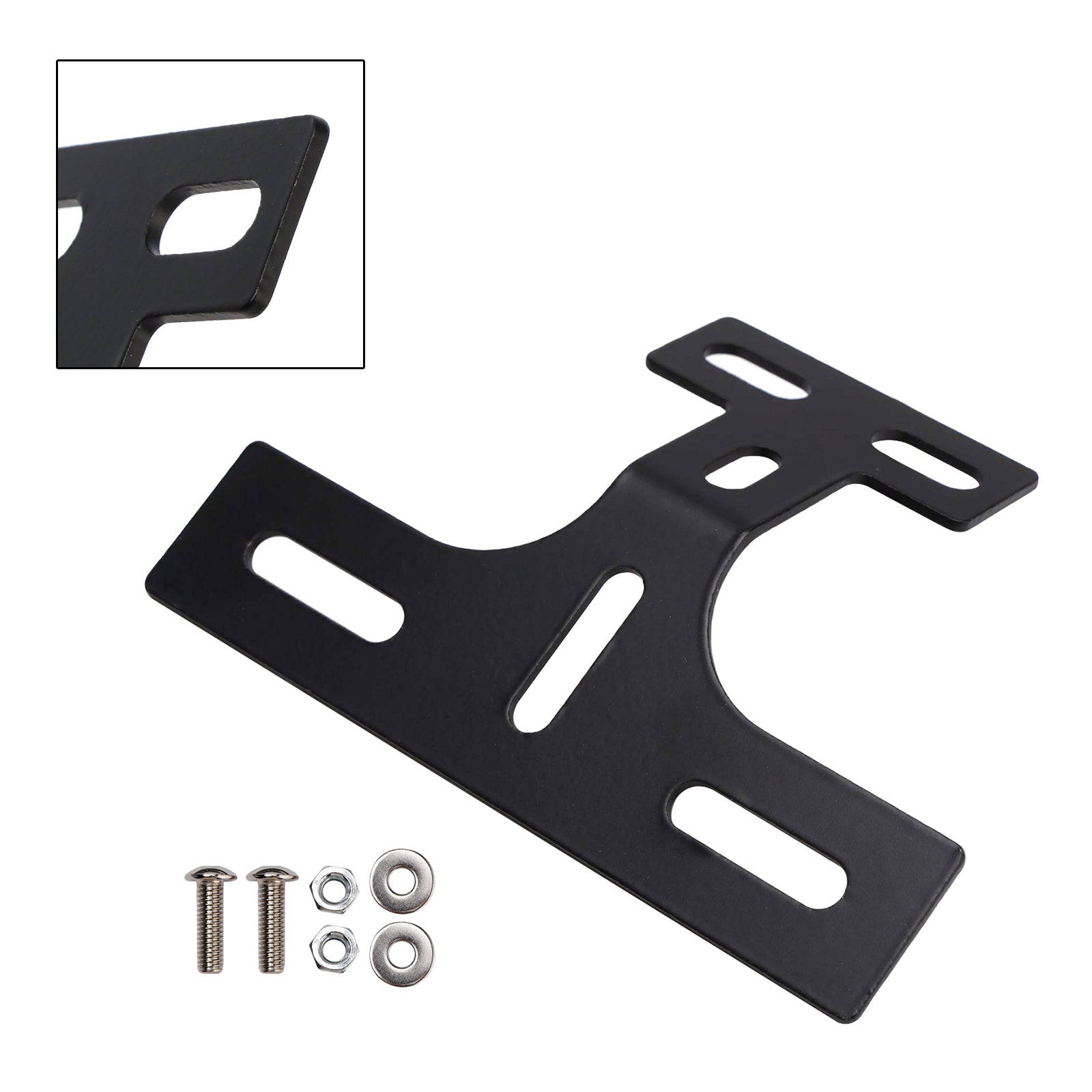 Motorcycle License Plate Holder Rear Tail Light Bracket Mount Support