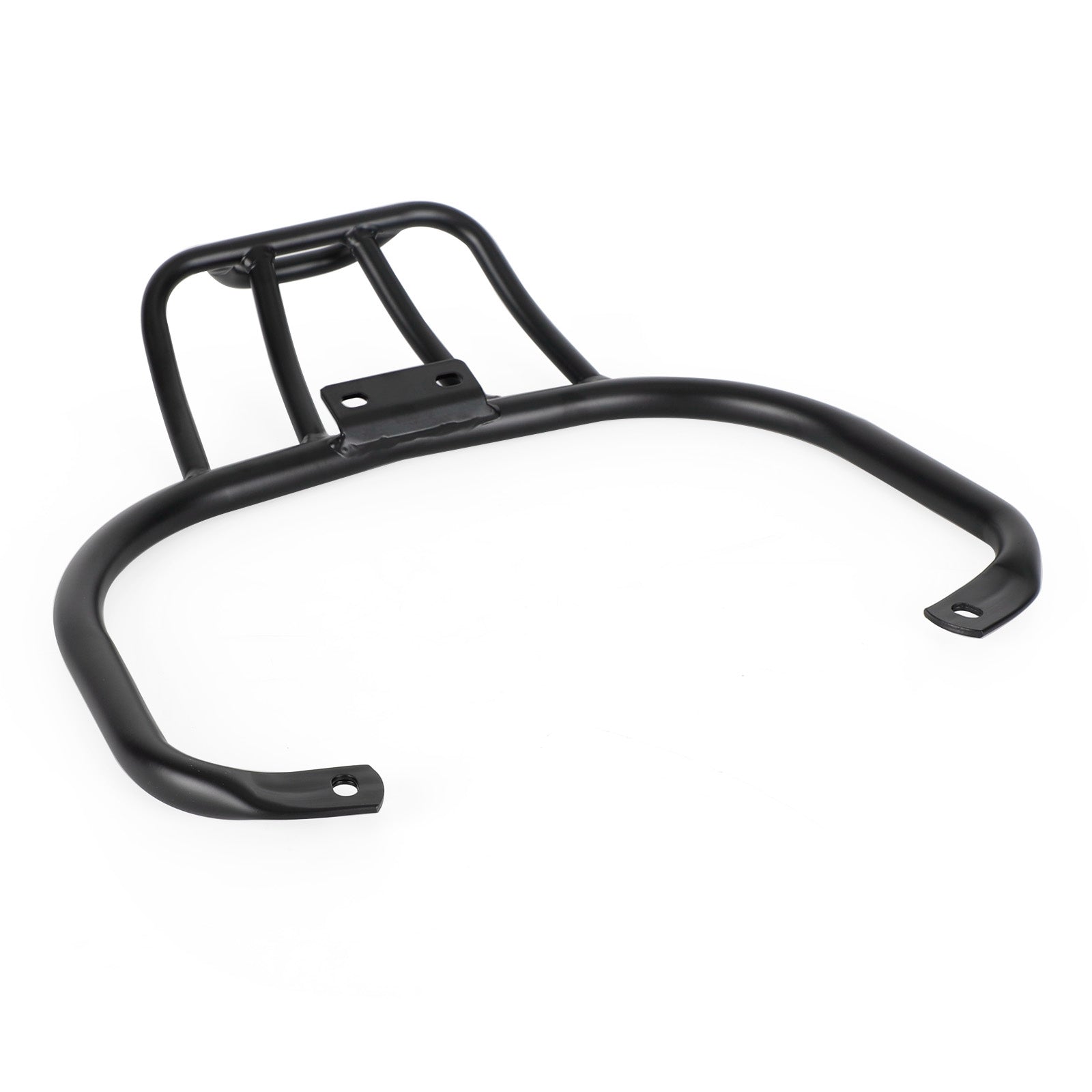 BLACK REAR LUGGAGE CARRY SUPPORT RACK W/ GRAB HANDLE FOR VESPA GTS GTV GTL GT