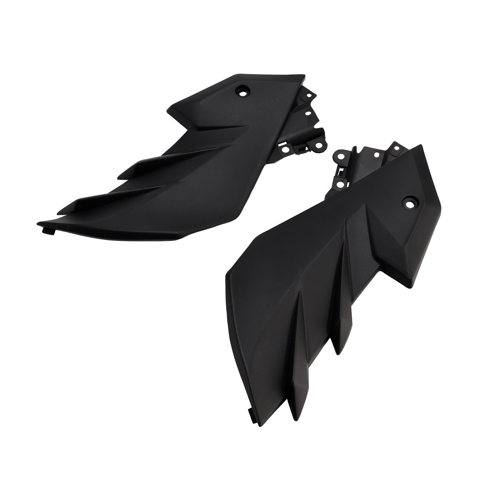 Fuel Tank Side Panel Cover Fairings For Kawasaki Z250 Z300 2013-2018