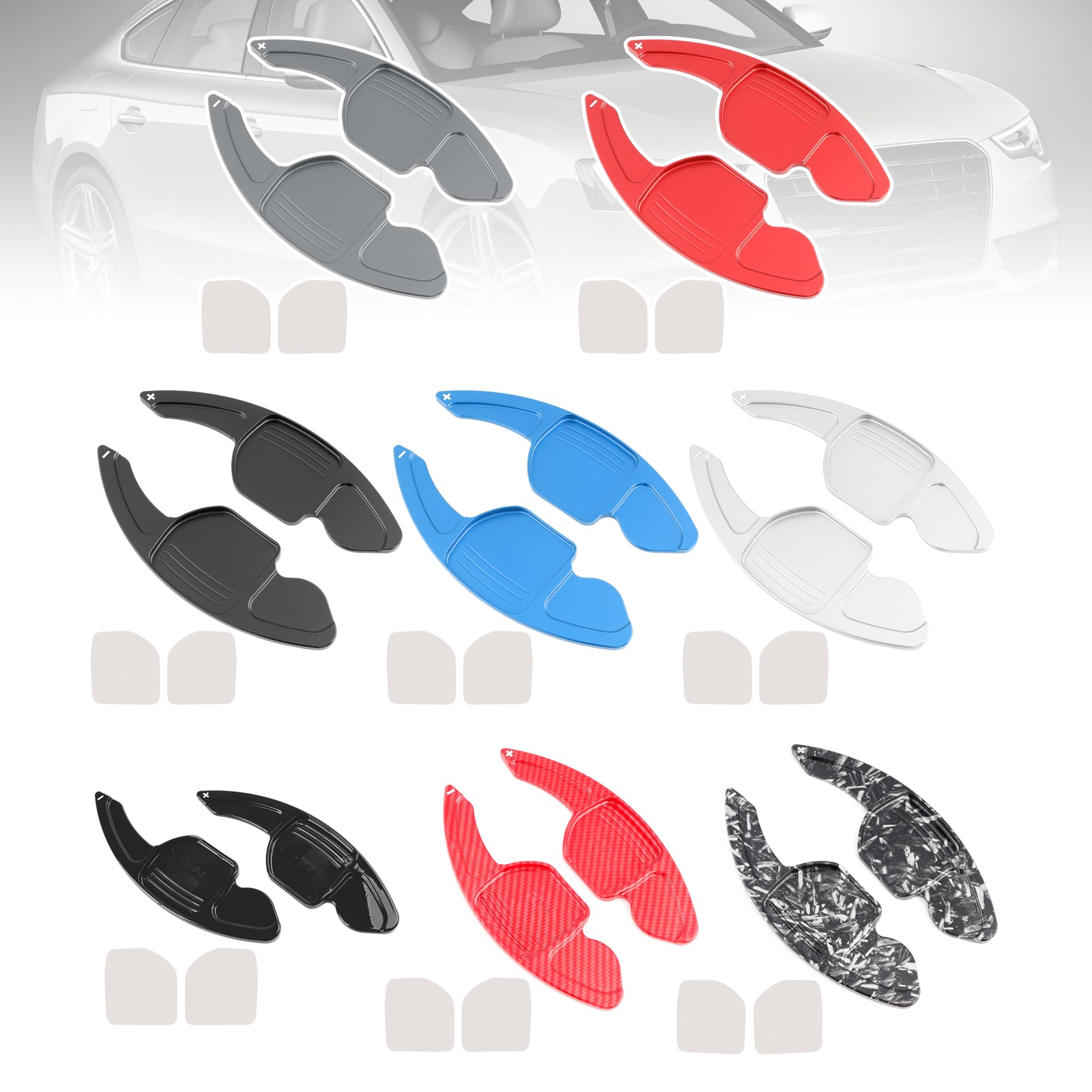 Steering Wheel Paddle Shifter Extension For Audi A3 A4 A5 A6 A8