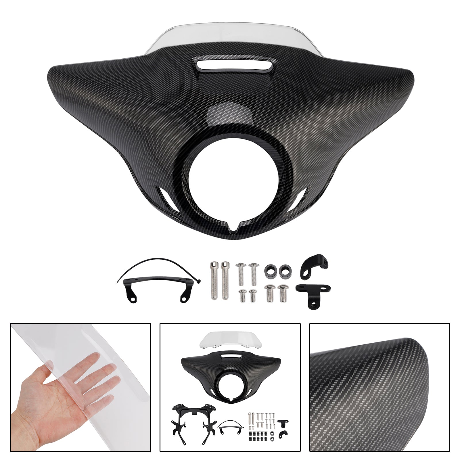 Windshield WindScreen Headlight Fairing fit for HONDA CM300 CM500 2021-2024