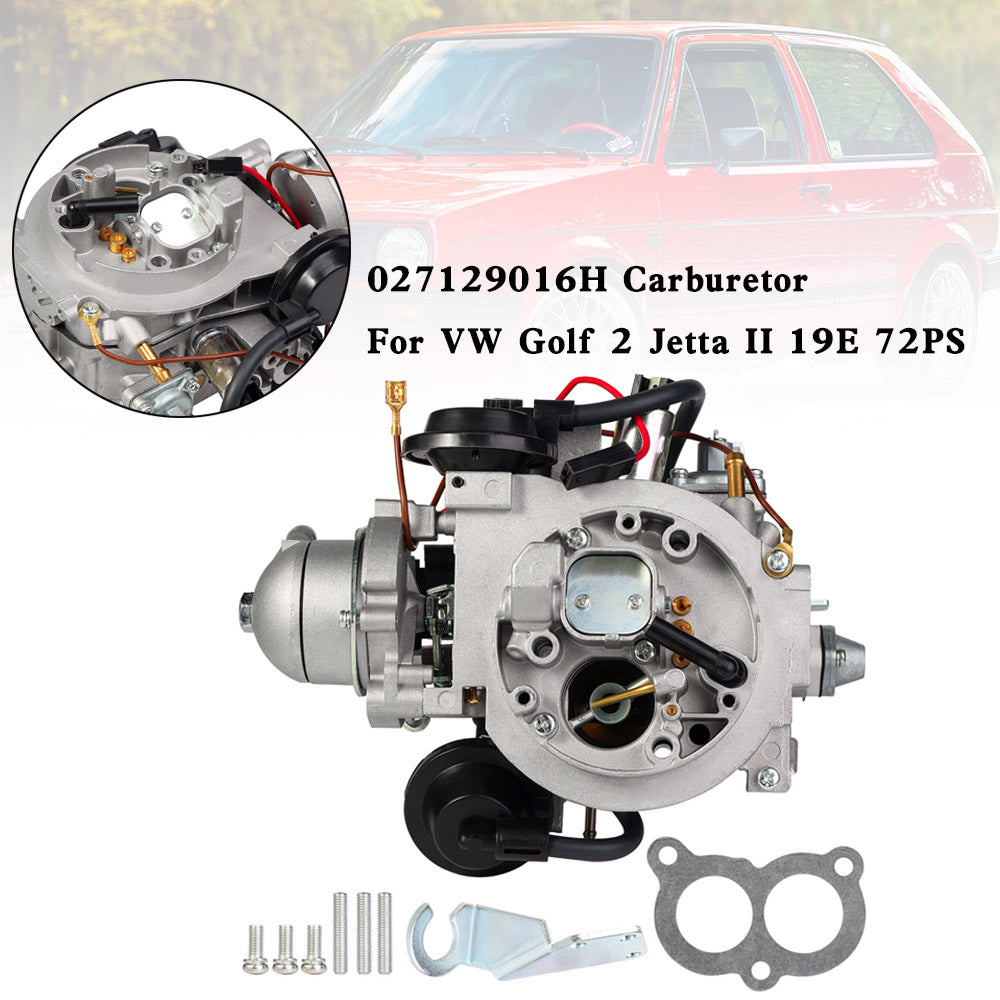 VW Golf 2 Jetta II 19E 72PS ab 01/86 U-Kat Vergaser Pierburg 2E Carburateur 027129016H