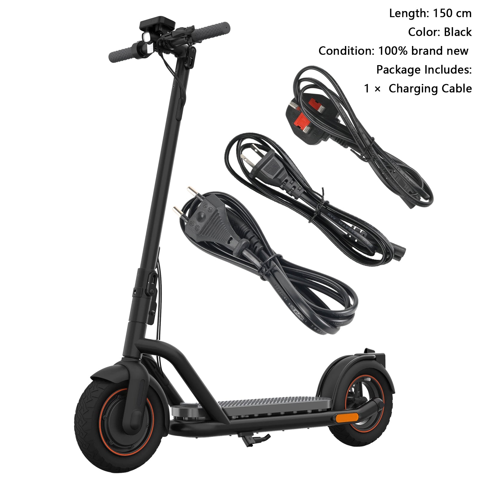 Cabo de carregamento para Segway Ninebot Max Electric Scooter G2/G30/G30P/P65/P100S