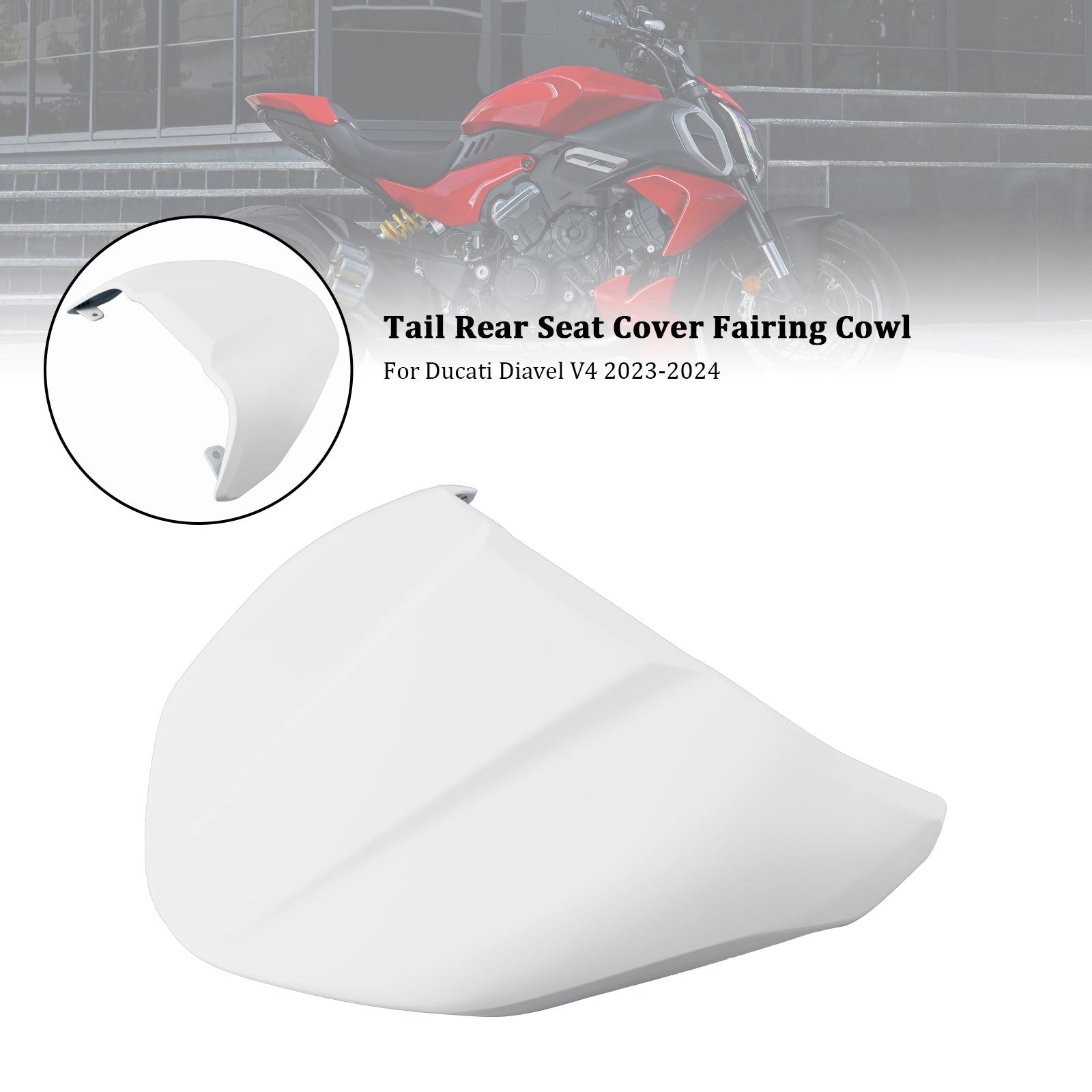 Capot de carénage de couverture de siège arrière Ducati Diavel V4 2023-2024