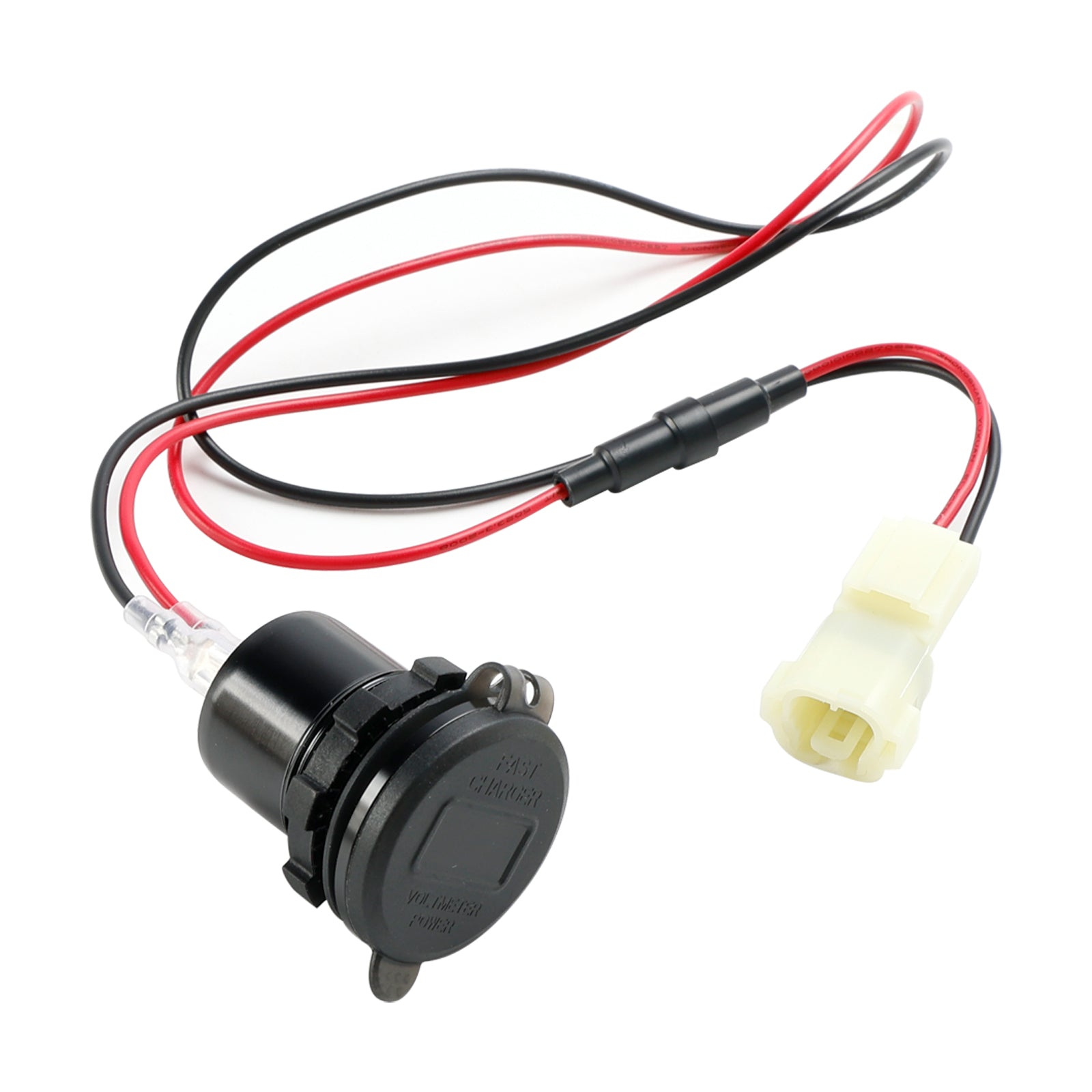 12V stopcontactlader USB + C Type Quick Past voor Honda NX400 2024