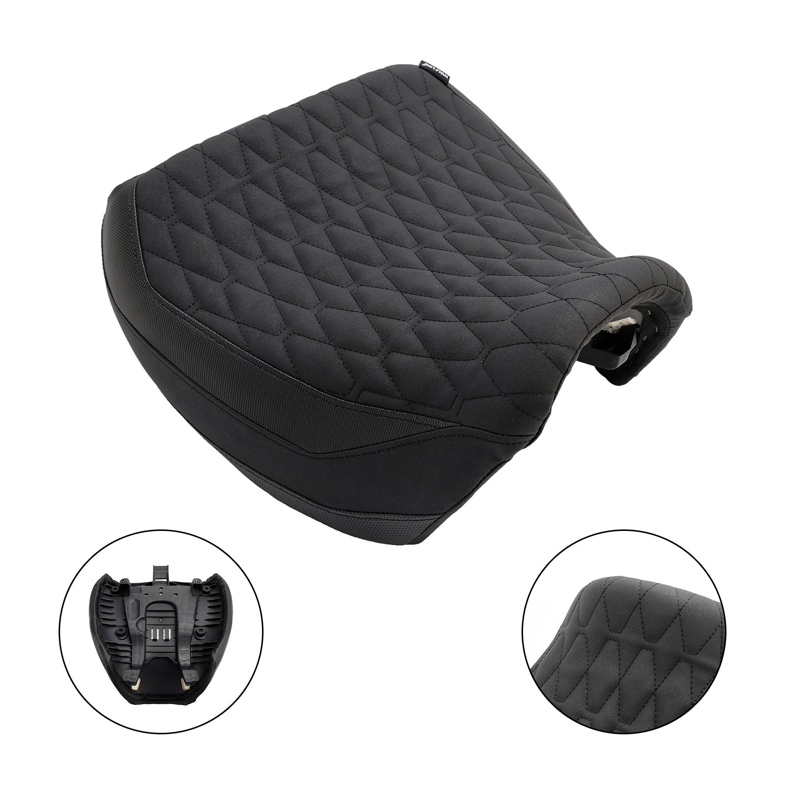 2021-2023 Pan America 1250 Asiento delantero Raider Cojín del conductor Pu Negro