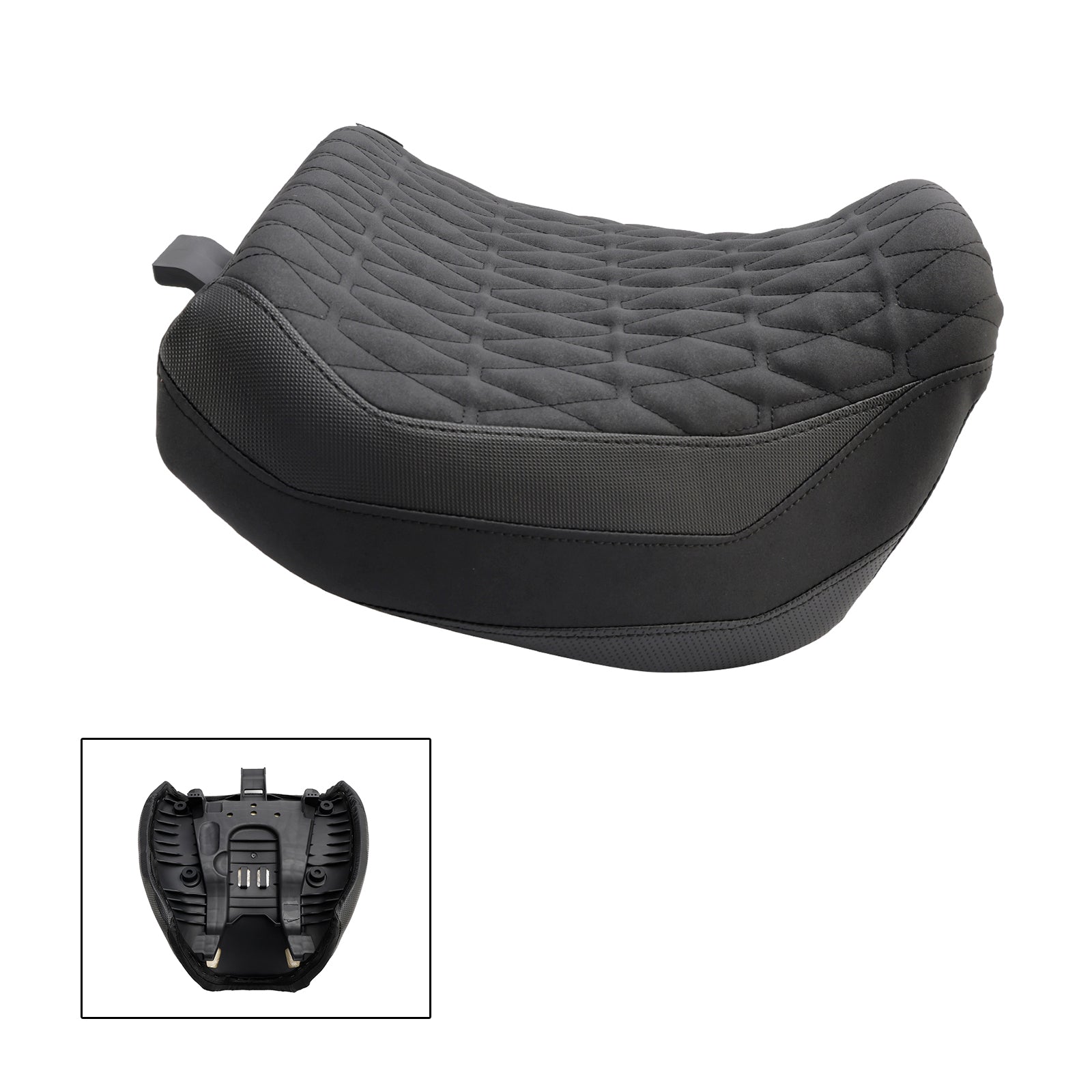 2021-2023 Pan America 1250 Asiento delantero Raider Cojín del conductor Pu Negro