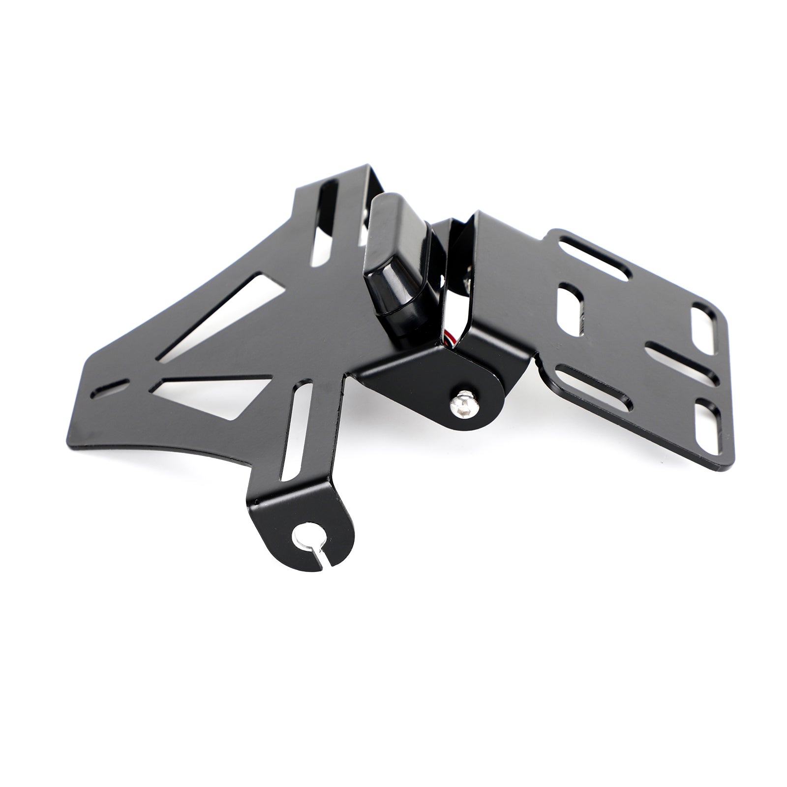 Universal Motorcycle Adjustable Angle License Number Plate Frame Holder Bracket