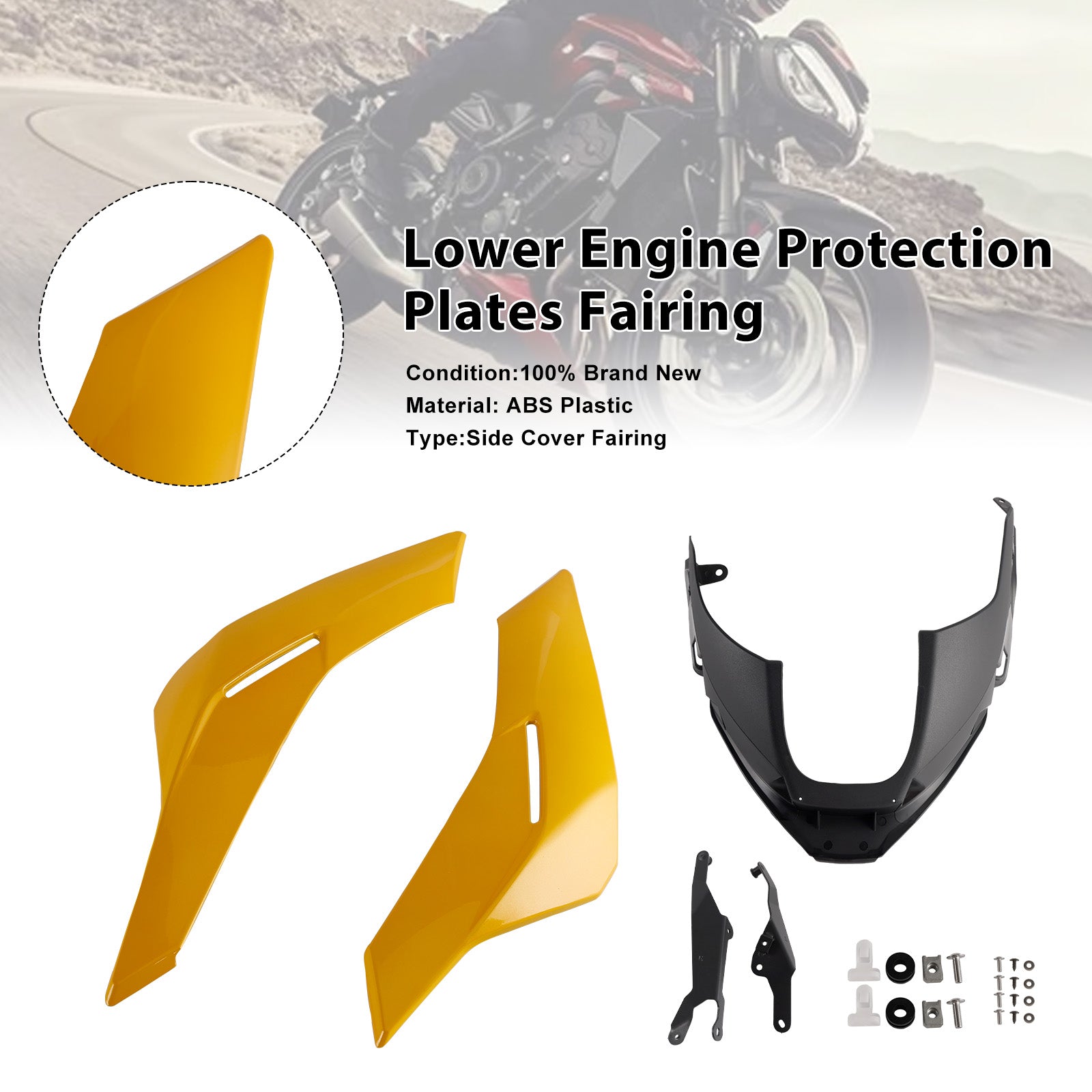 2023-2025 Street Triple 765 R/RS Engine Lower Belly Pan Panels Guard Fairing