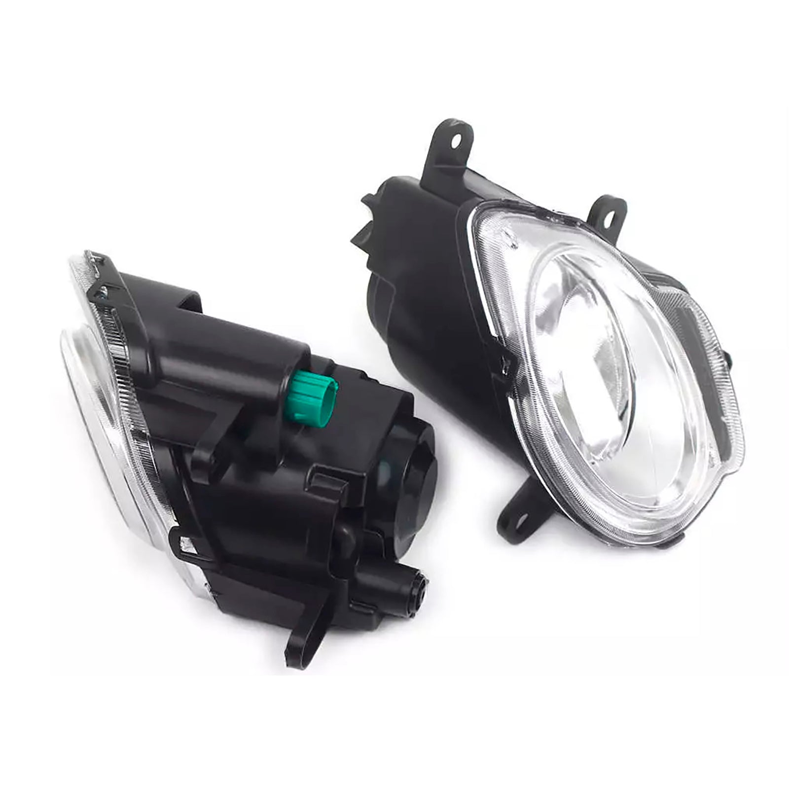 Left+Right High Beam Headlight Headlamp For Fiat 500 Hatchback 2008-2015