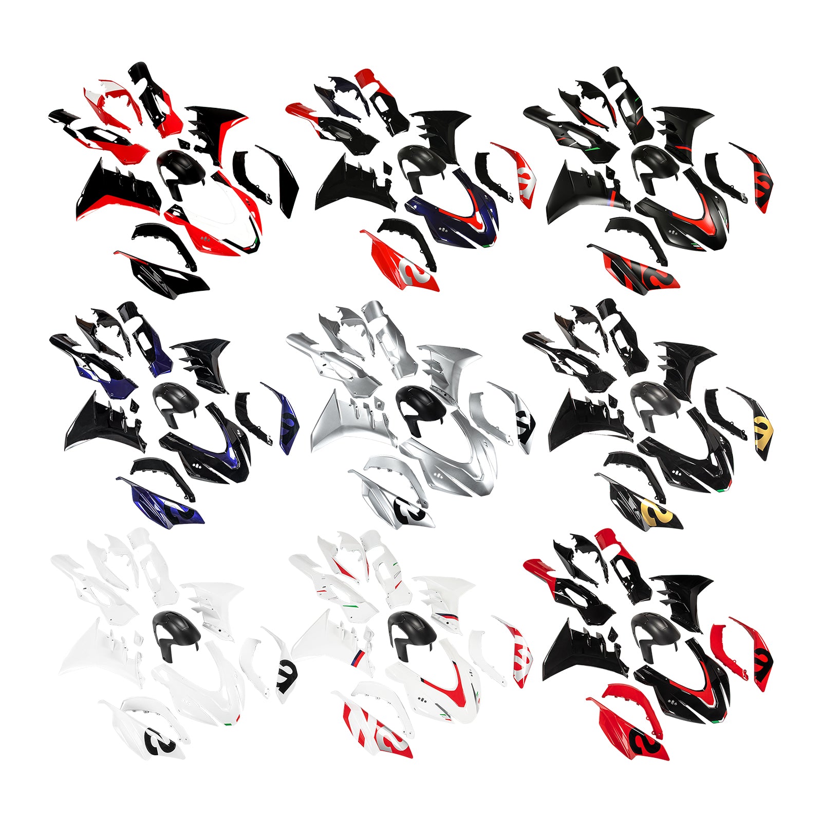 Injeção ABS Kit de carenagem de plástico de plástico para Aprilia RSV4 2021-2024