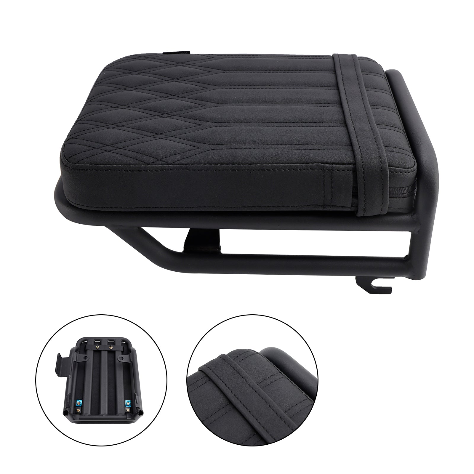 2020-2023 Honda Ct125 Huntercub Rear Passenger Seat Pillion Saddle Flat Blacka