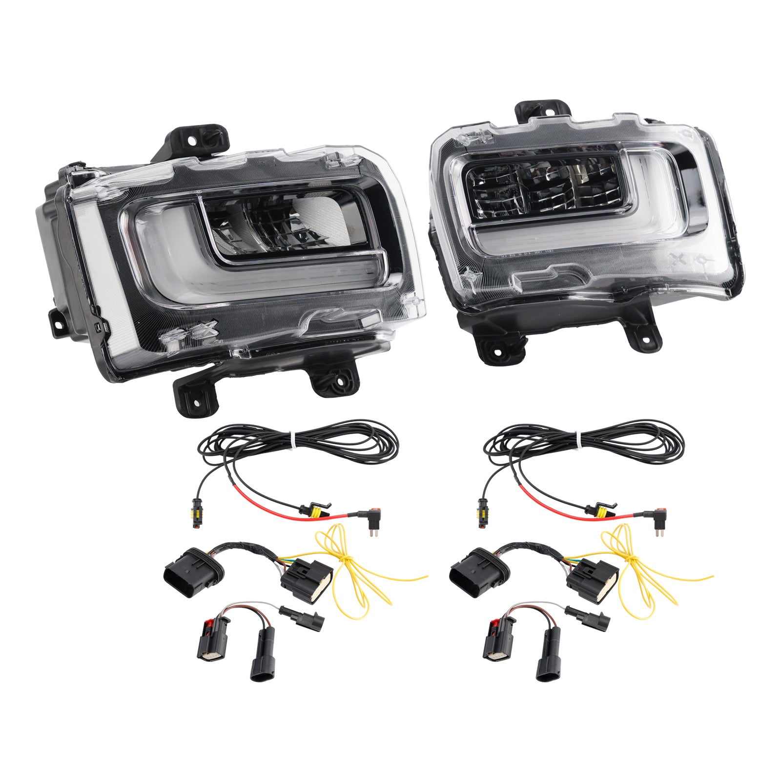 2024-2025 Ford F150 Pair LED Front Fog Light Lamp RL3415A254AB RL3415A254AC