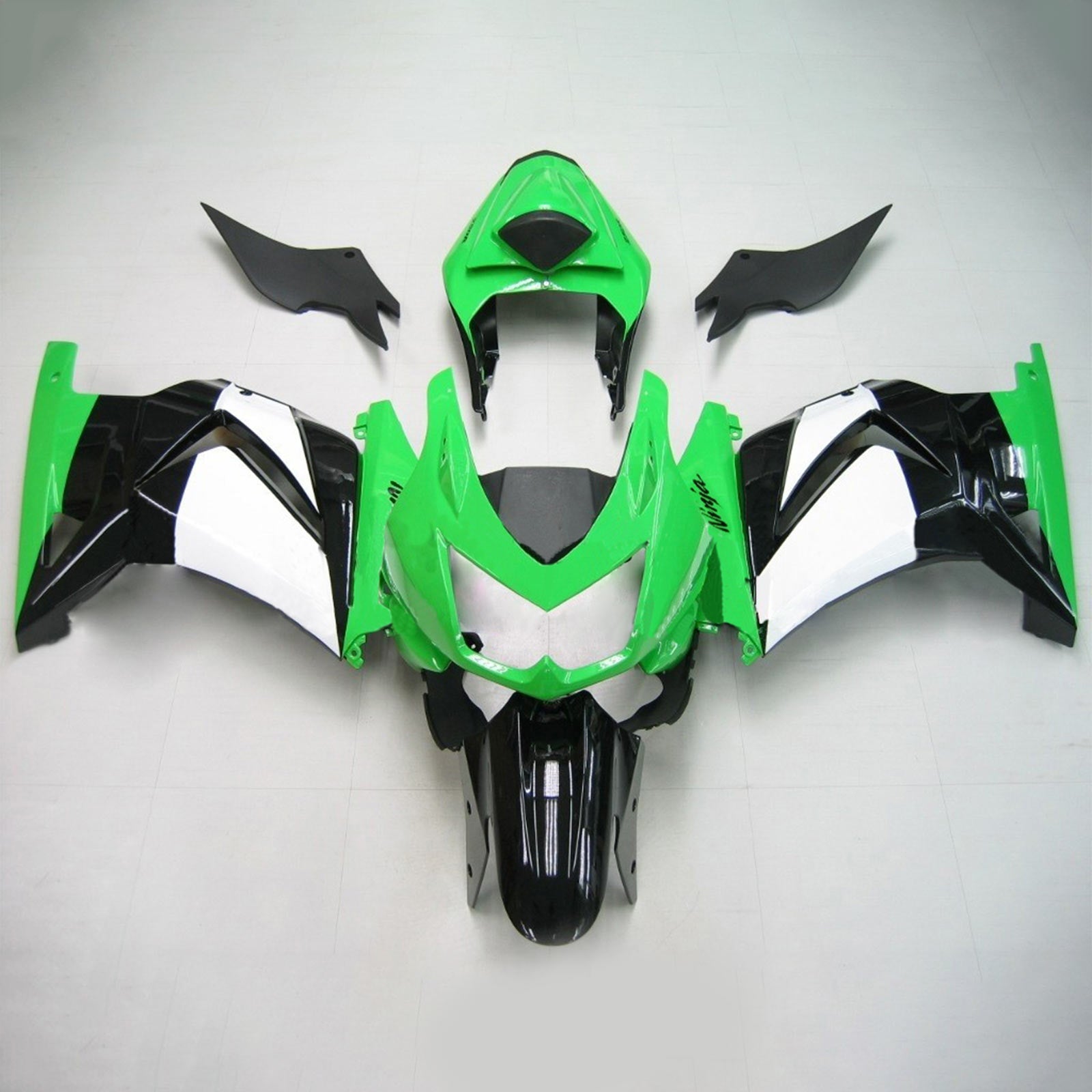 2008-2012 KAWASAKI EX250/NINJA250 KIT DE FAFORMAÇÃO DE INFEÇÃO ABS PLÁSTICA