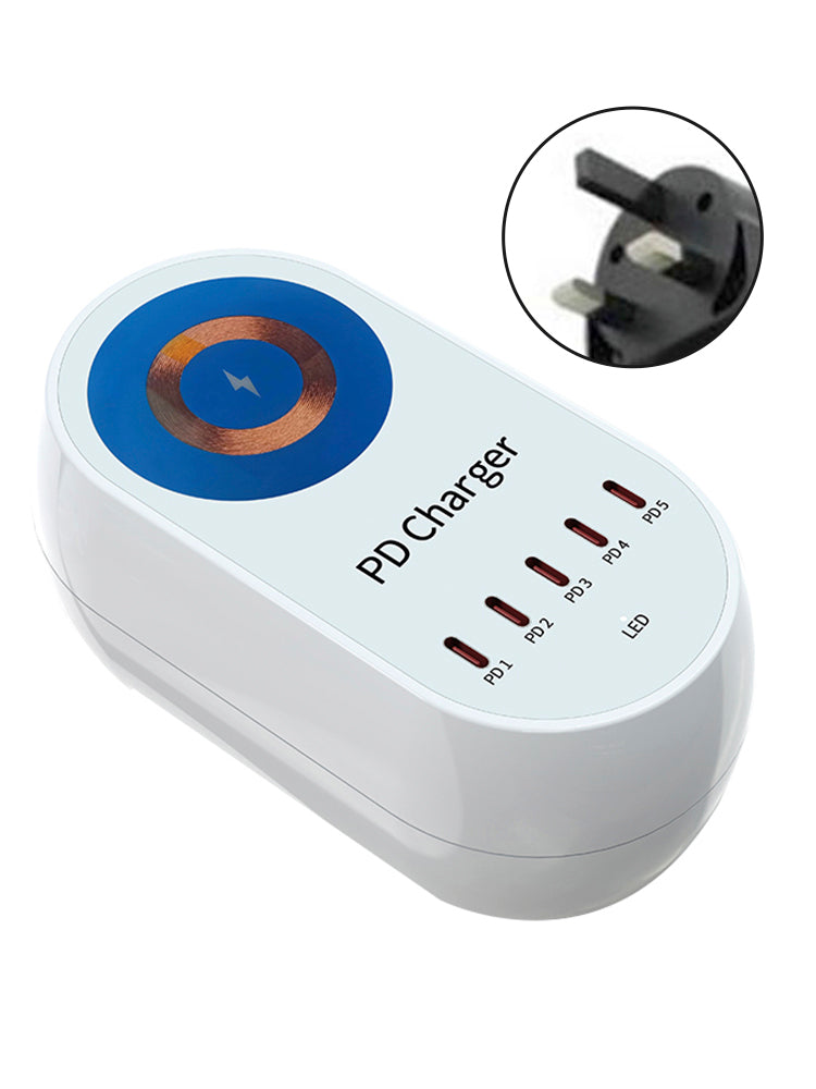 140W Charger Magnetic Wireless Fast Charging PD100W Laptop Mobile Phone Charger