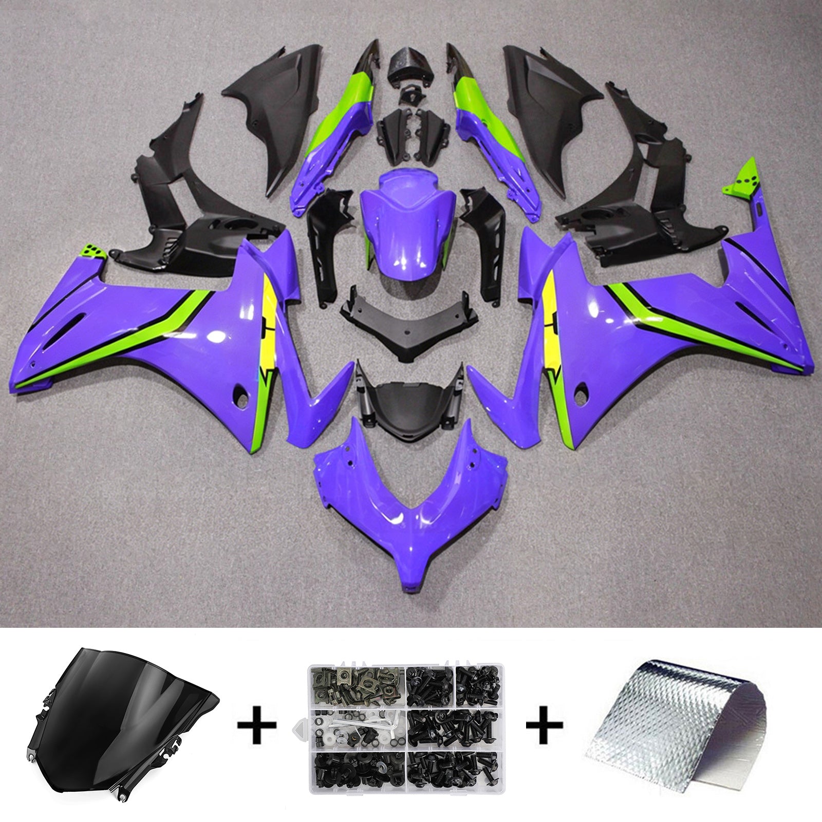 Injection Fairing Kit Bodywork Plastic ABS For Honda CBR500R 2013-2015