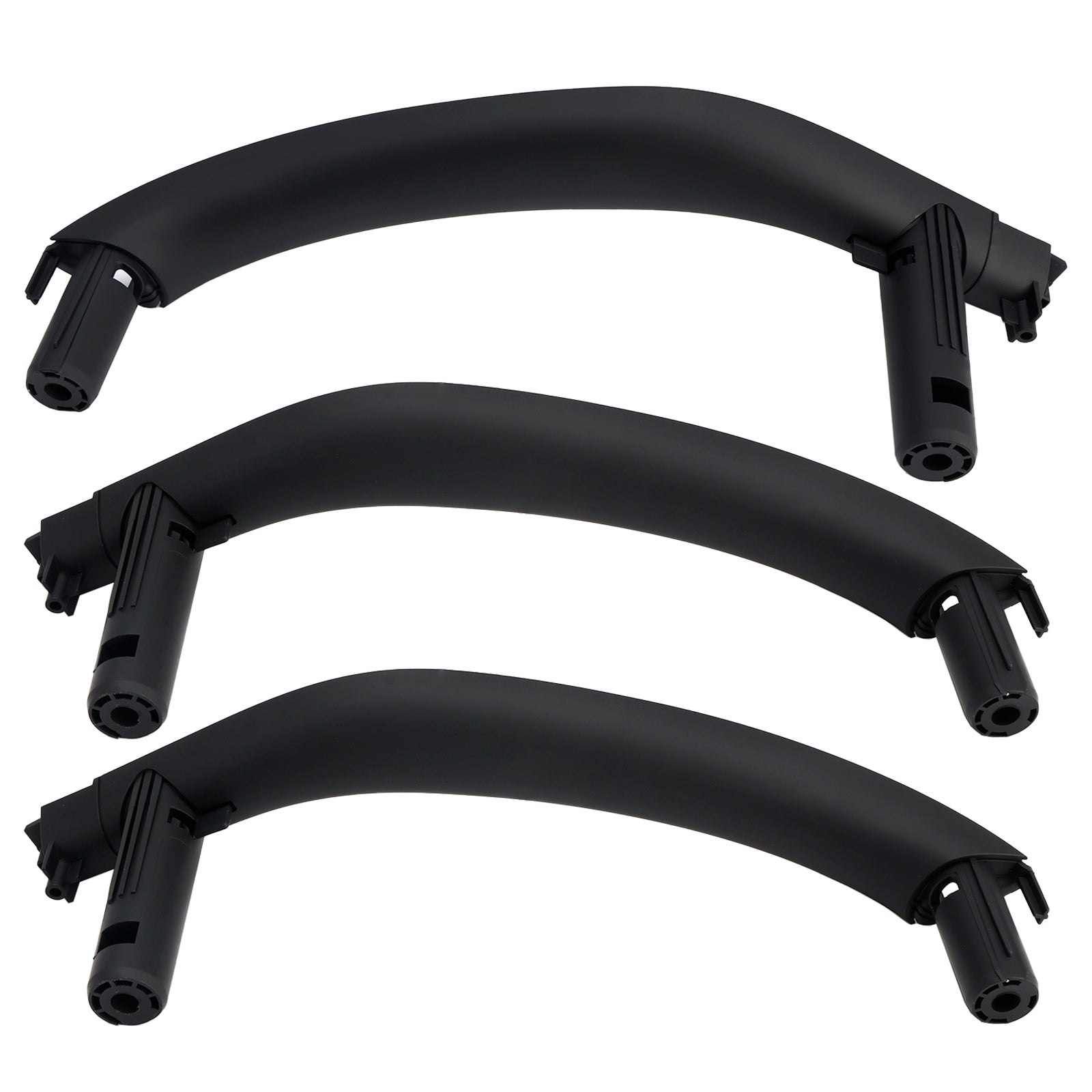 LHD 3PC Interior Door Handle Pull Cover For BMW X5 F15 X6 F16 2014-2018