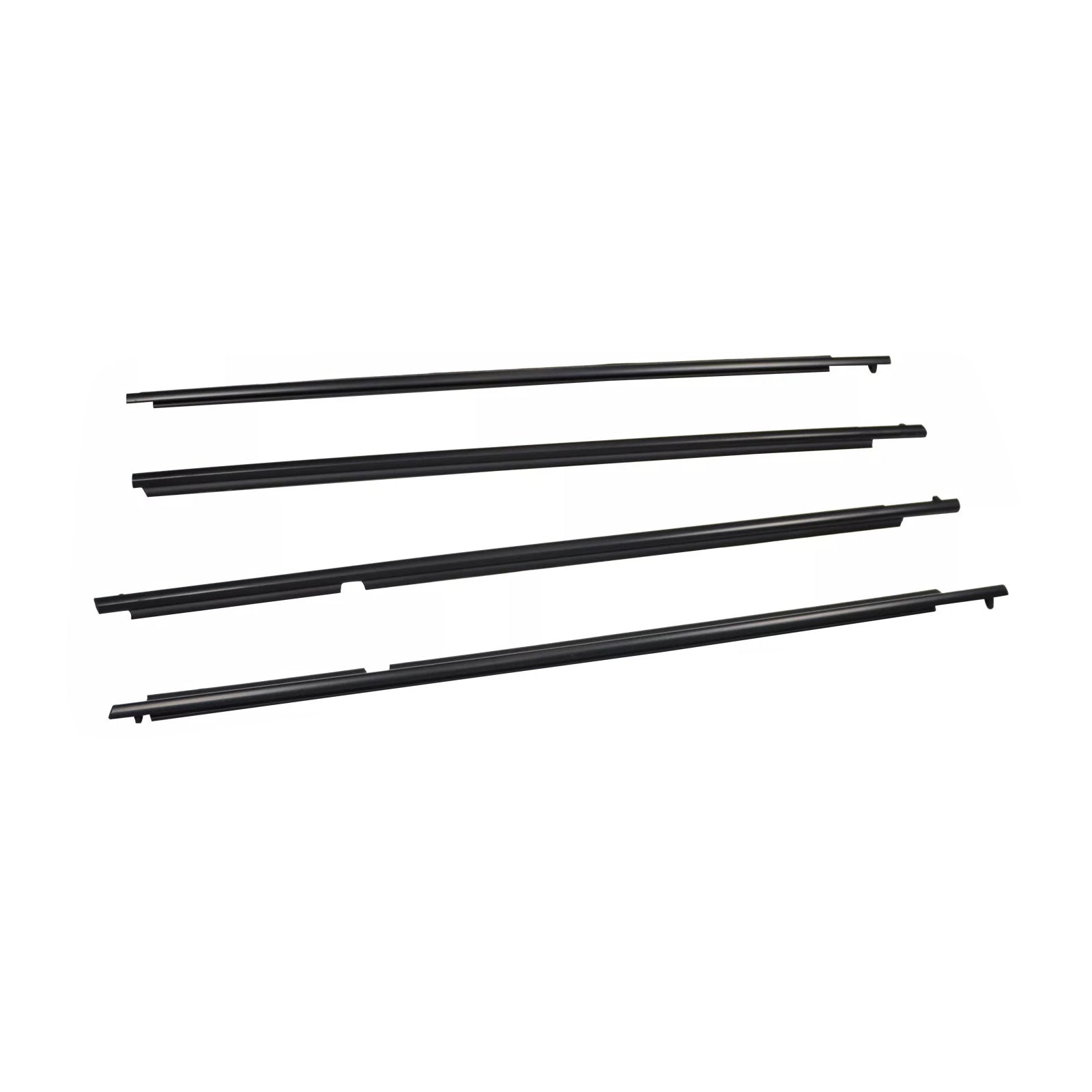 2008-2010 Toyota Highlander 4Pcs Weatherstrip Window Moulding Trim Seal Belt