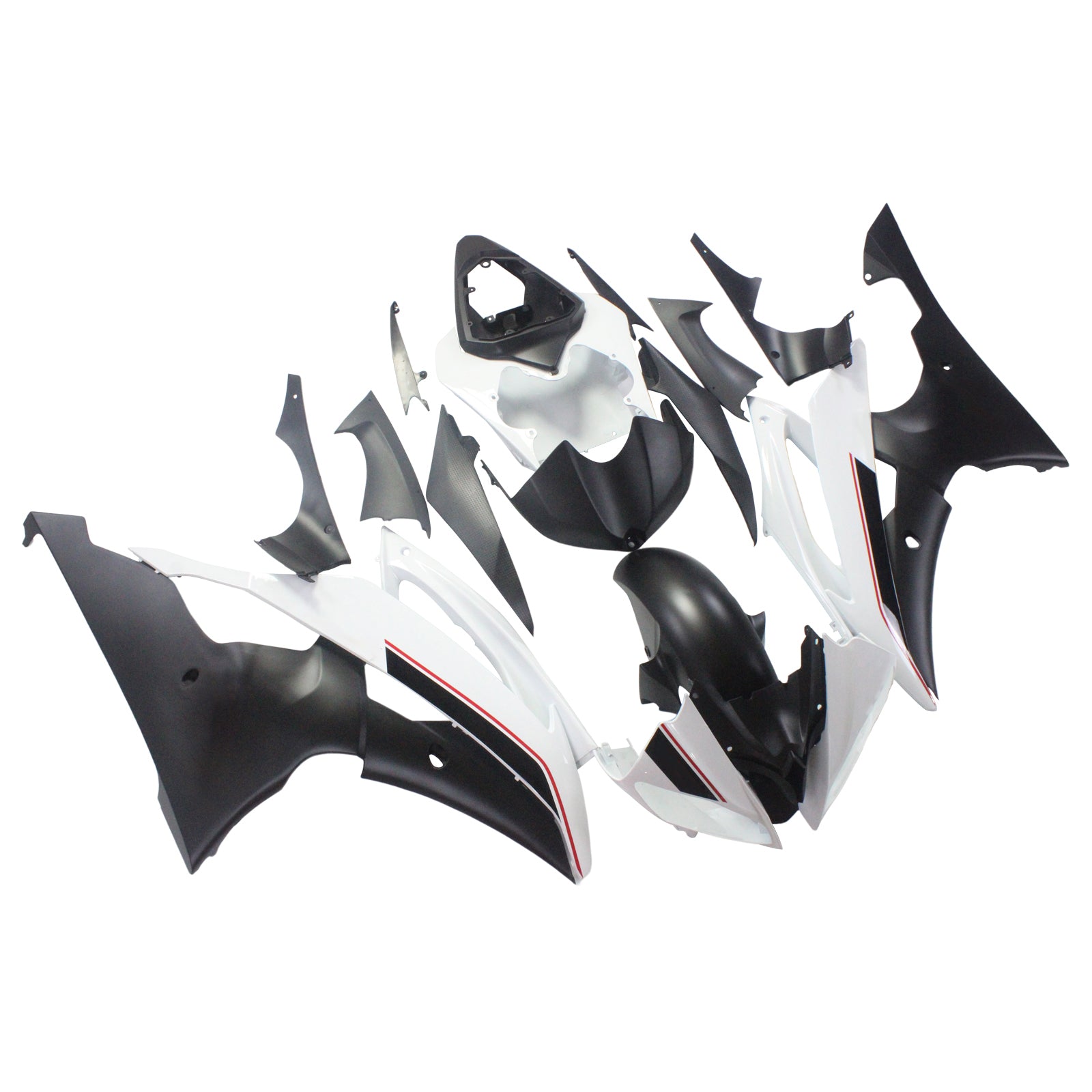 Injection Fairing Kit Bodywork Plastic ABS fit For Yamaha YZF 600 R6 2008-2016