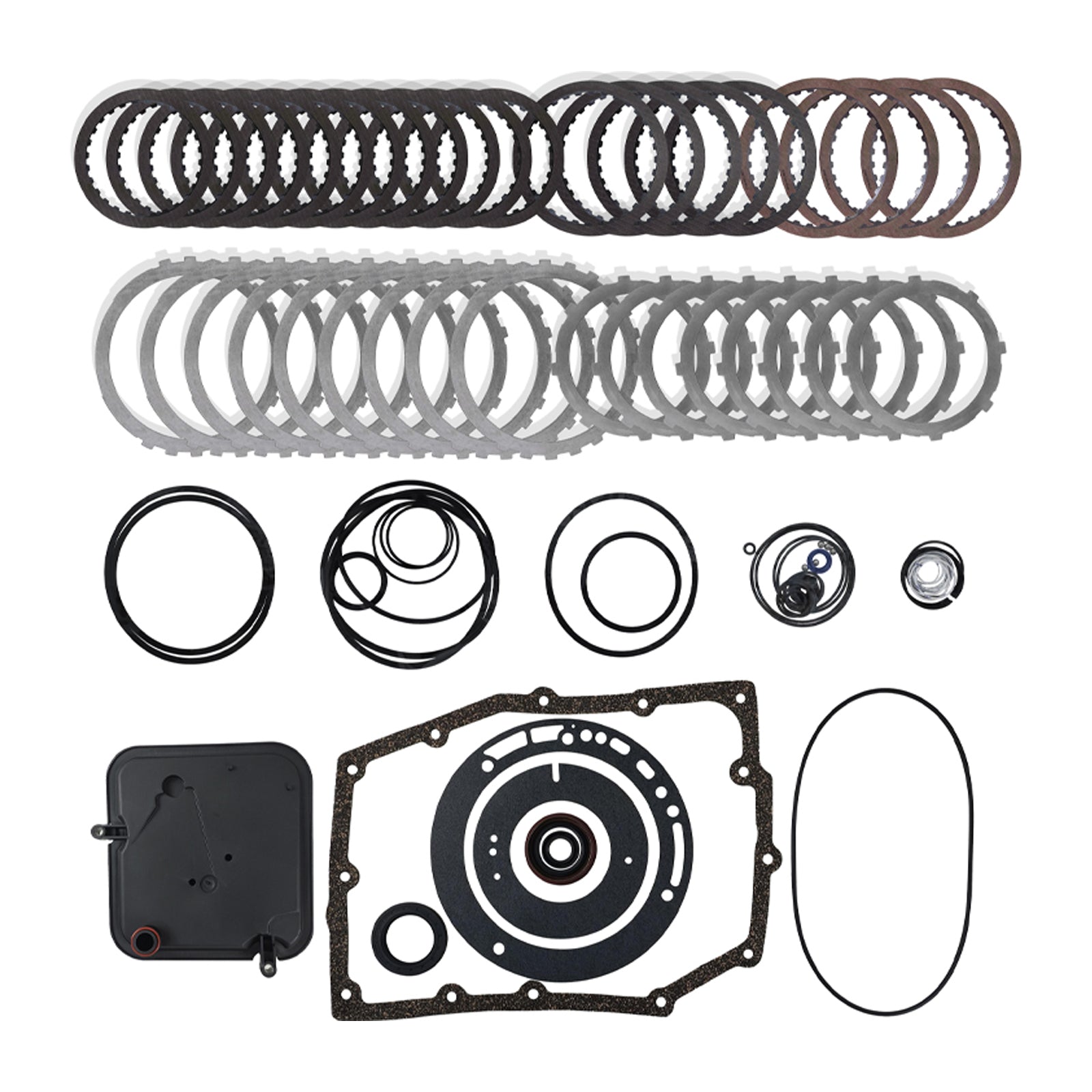 42RLE Transmission Super Master Rebuild Kit 03-UP Filter Gaskets Bushing Plates
