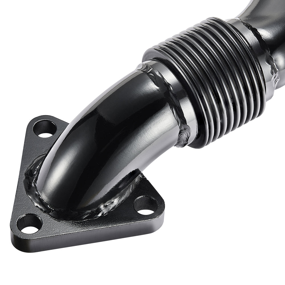 Padador de exaustão do lado do passageiro com juntas para lb7 lly lbz lmm lml 6.6l 2001-2016 duramax