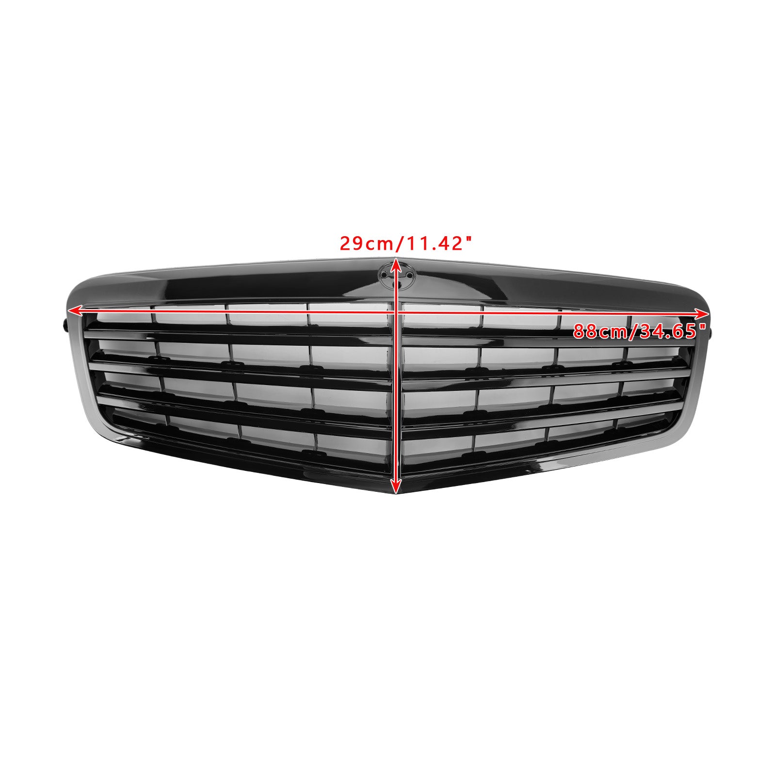 Mercedes-Benz E-klasse 2010-2013 W212 E350 E550 Zwarte grille aan de voorzijde