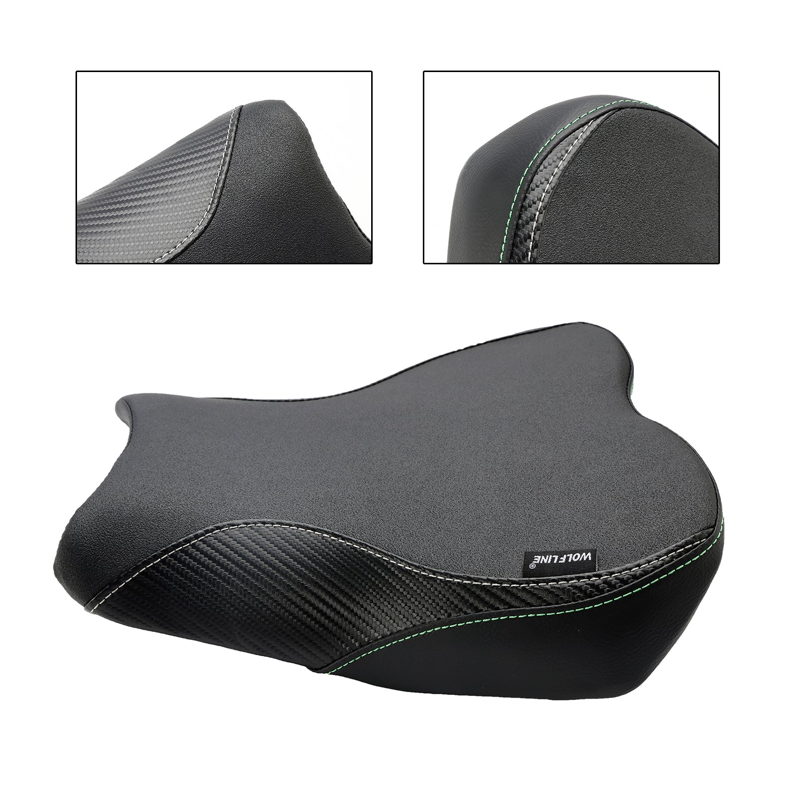 2023 Kawasaki Ninja ZX-4R ZX-4RR Front Driver Raider Seat Pillion Saddle Black