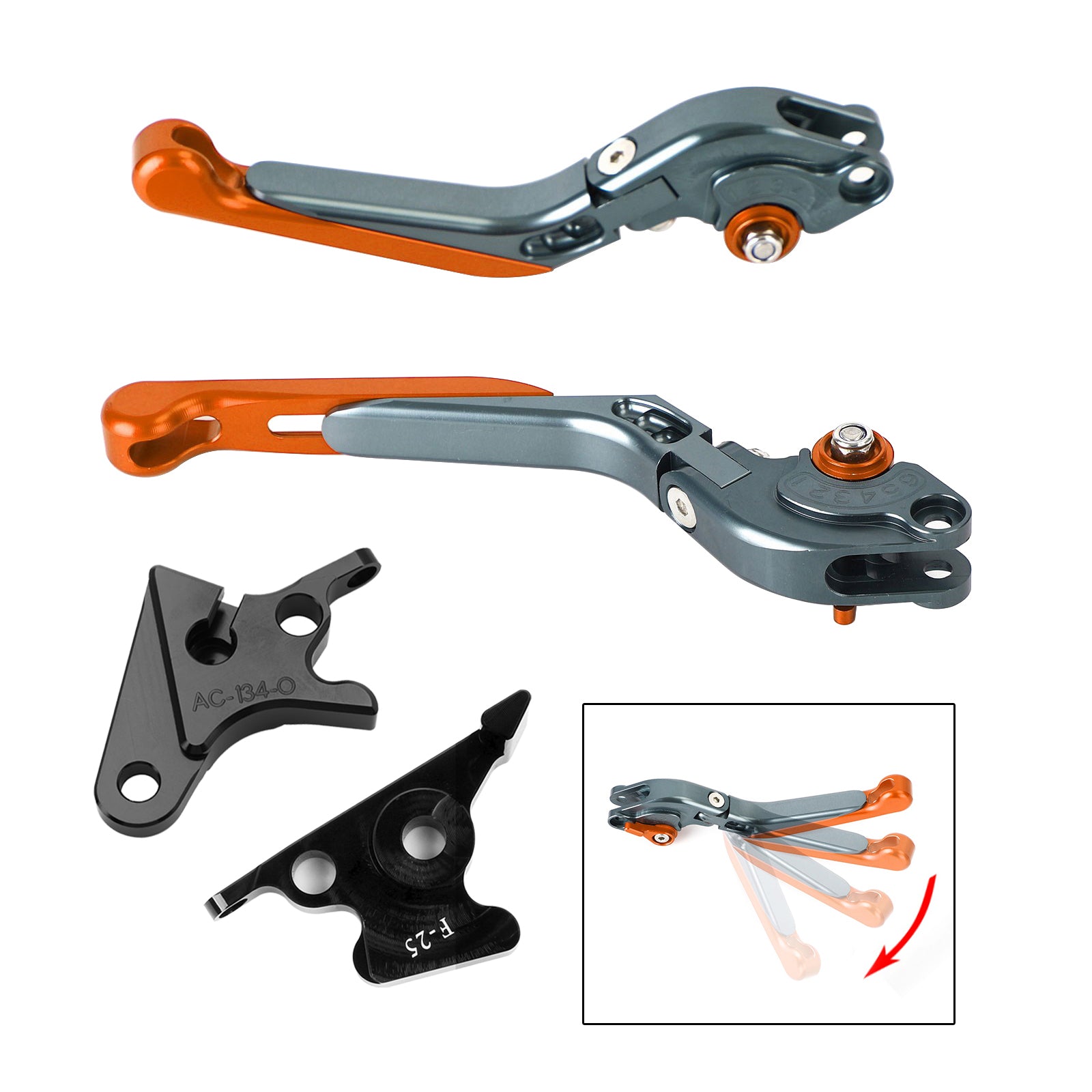 2021-2023 HONDA CB350 Hness GB350 CB350 Palanca de freno de embrague ajustable