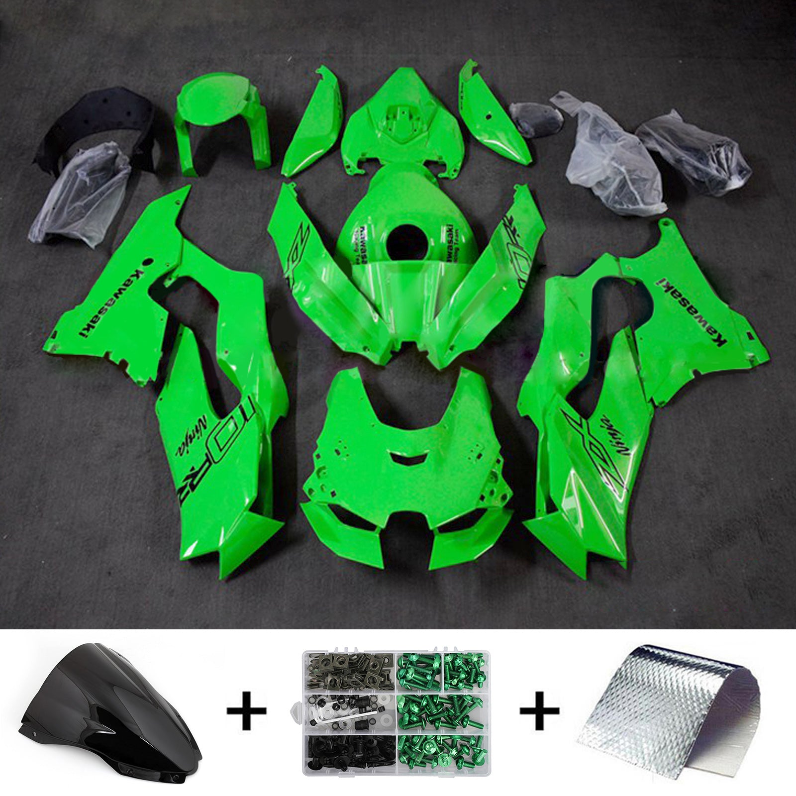 2021-2024 Kawasaki ZX-10R ZX-10RR injectiekuipset