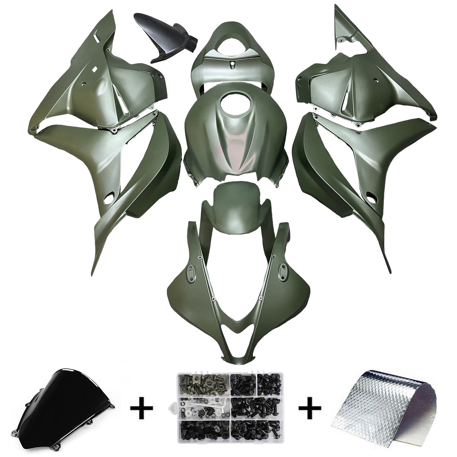 Injektionsmässa Kit Bodywork Plastic ABS för Honda CBR600RR 2009-2012 F5