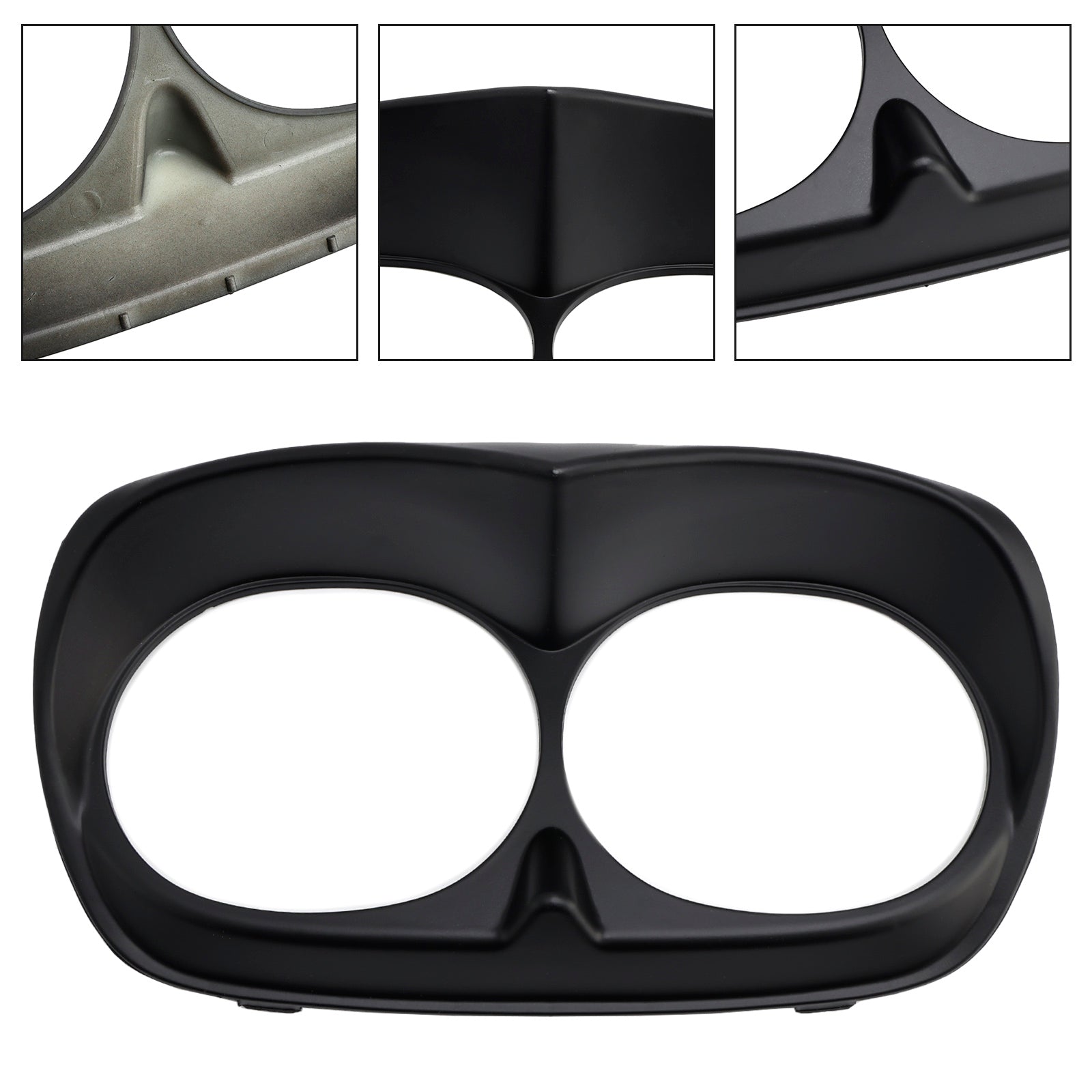 Dual Headlight Trim Bezel Cover Fairing For Road Glide 1998-2013