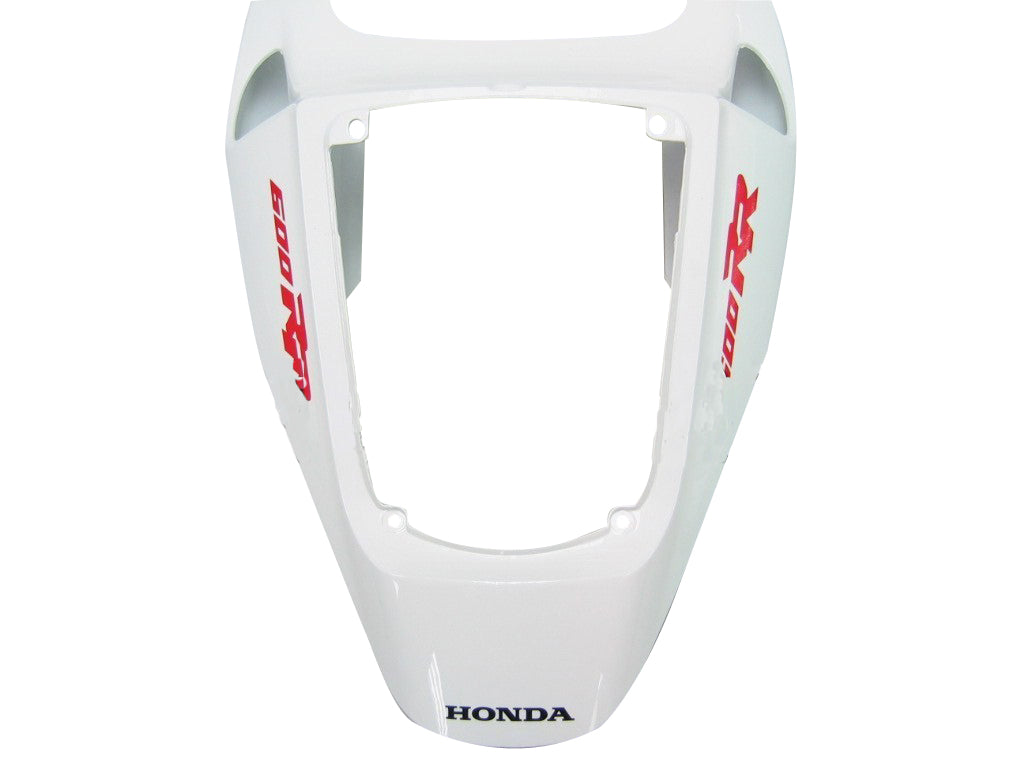 2005-2006 Honda CBR600RR witte en zwarte tribale racestroomlijnkappen algemeen