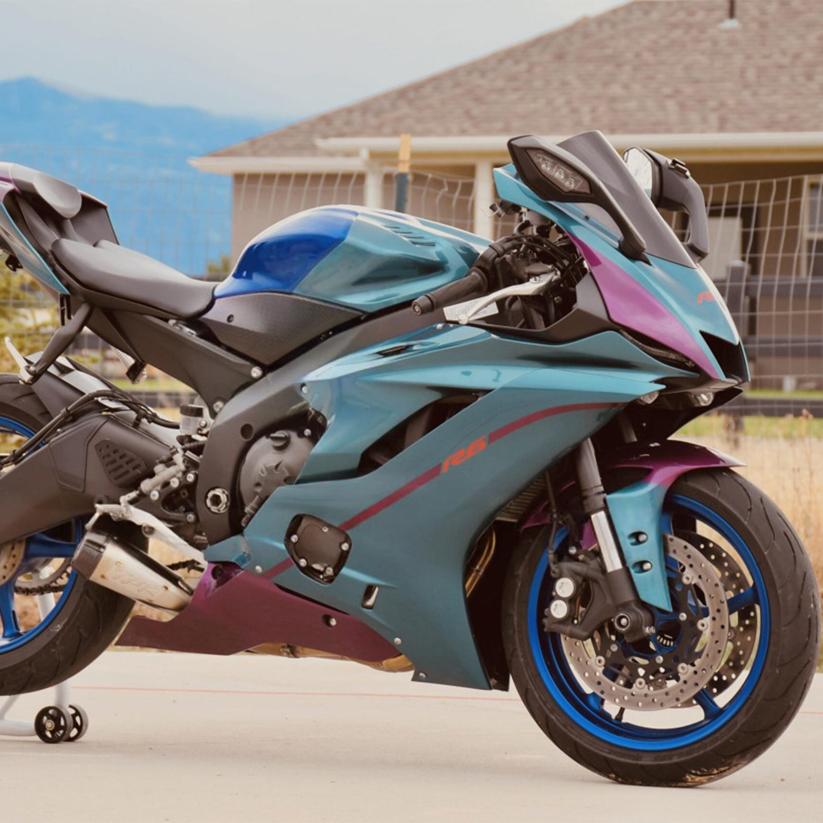 Kit de carénage d'injection carrosserie en plastique ABS adapté pour Yamaha YZF-R6 2017-2023