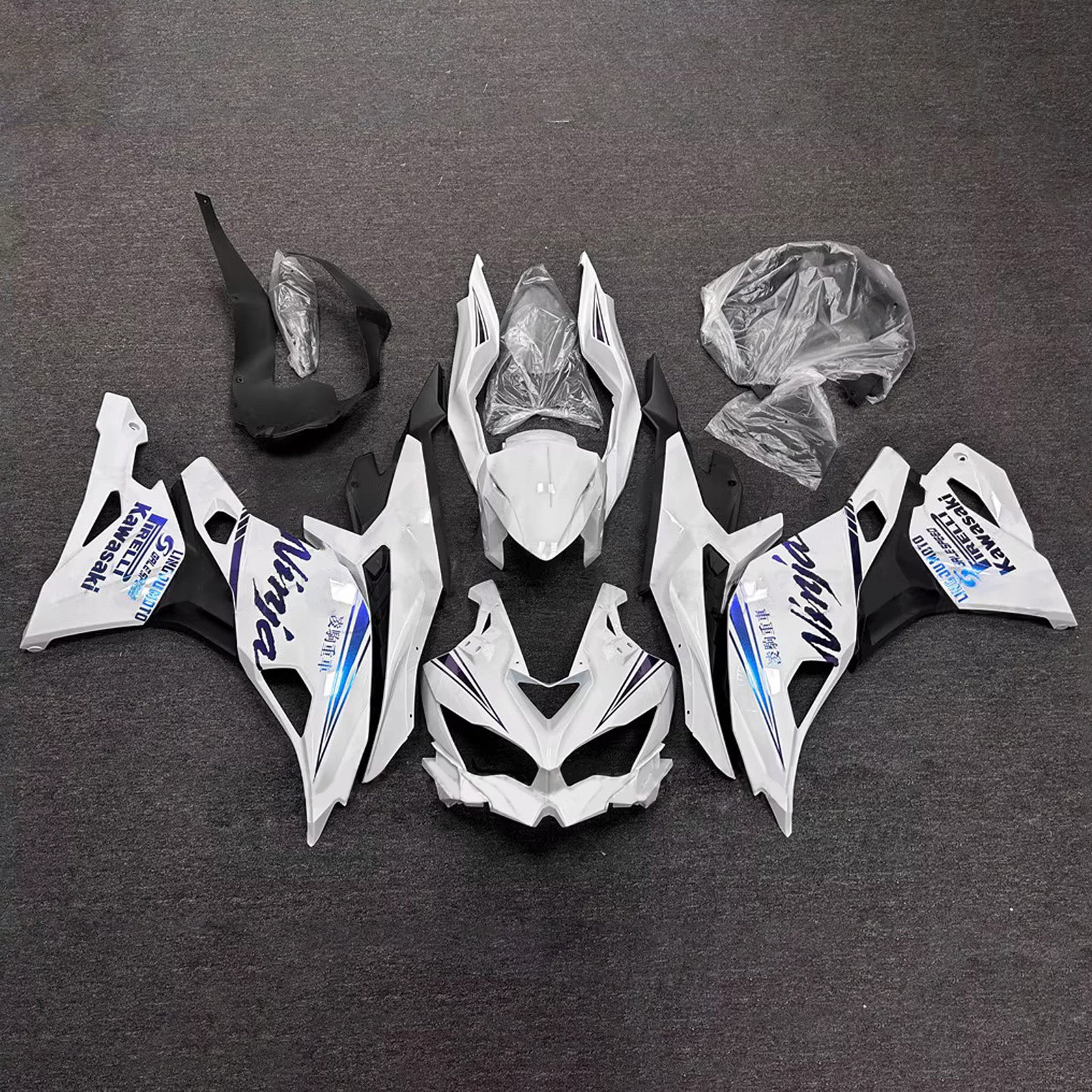 Kit carenatura iniezione adatto per Kawasaki Ninja ZX-25R ZX-4R ZX-4RR 2019-2025