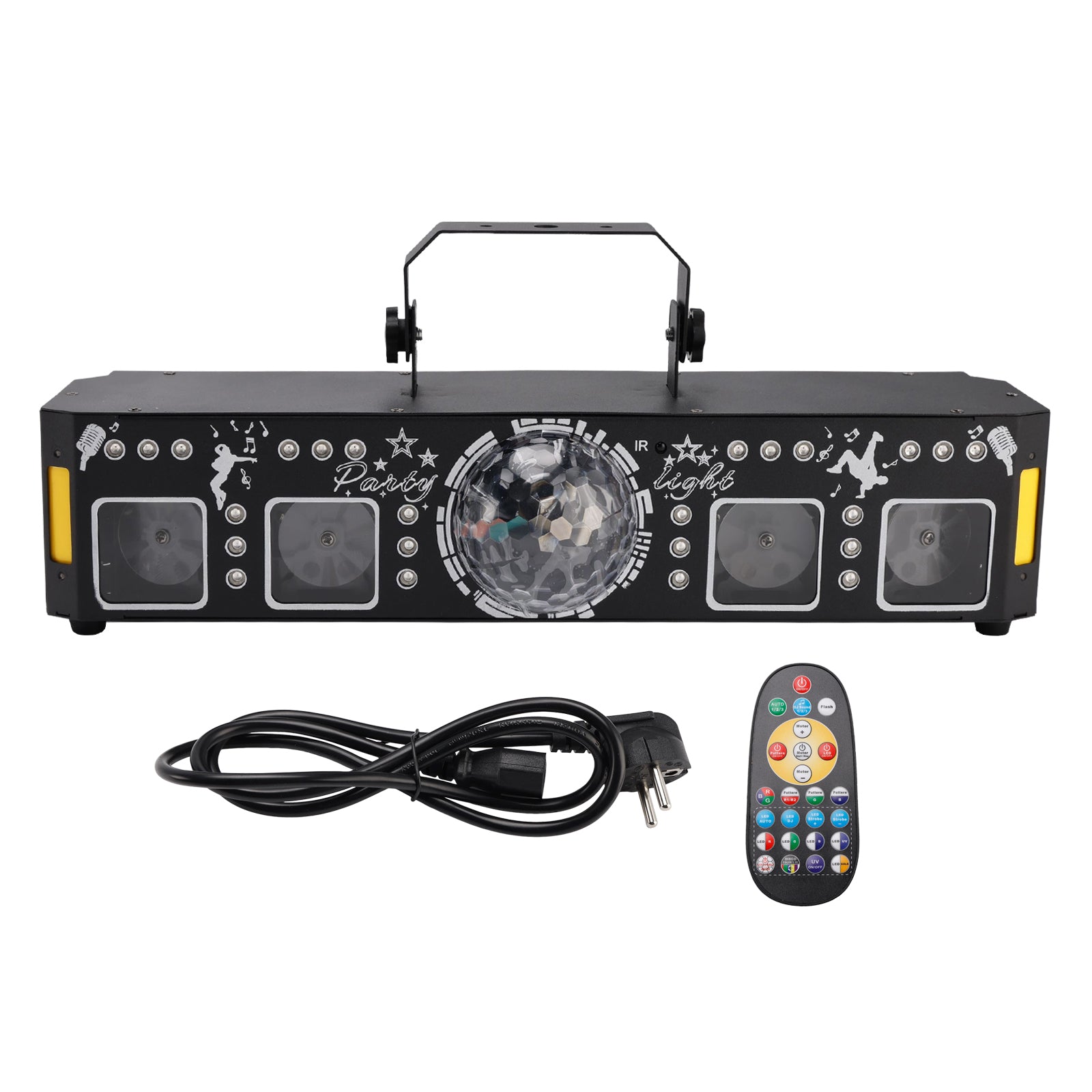 5In1 96 Picture Laser Magic Ball UV Strobe Projection Light With Remote Control