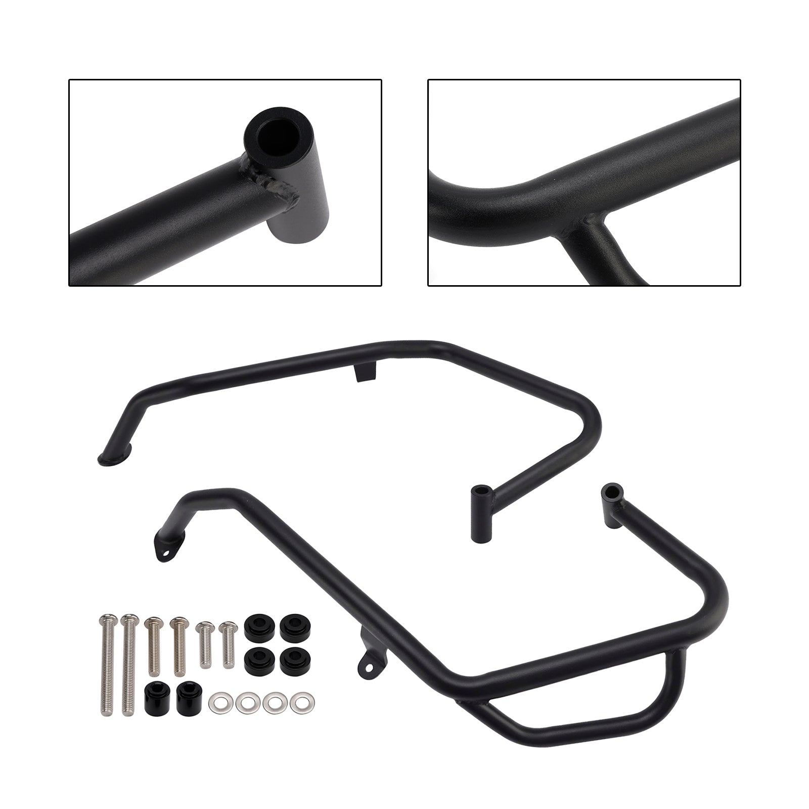 Crash Bar Lower Engine Guard Steel Frame Fit For Honda Xadv750 X-Adv 750 25 Silver