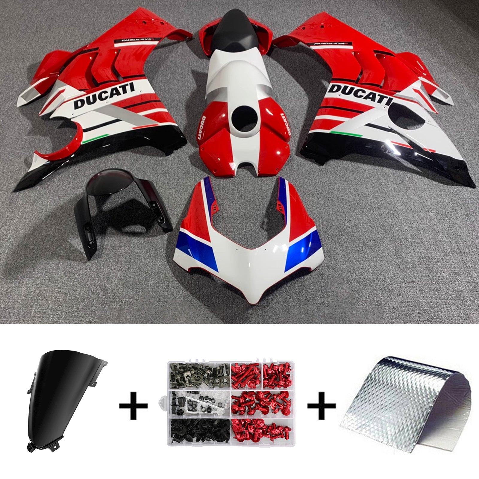 Kit de carénage d'injection Ducati Panigale V4/V4S 2020-2021 V4SP/V4R 2019-2022