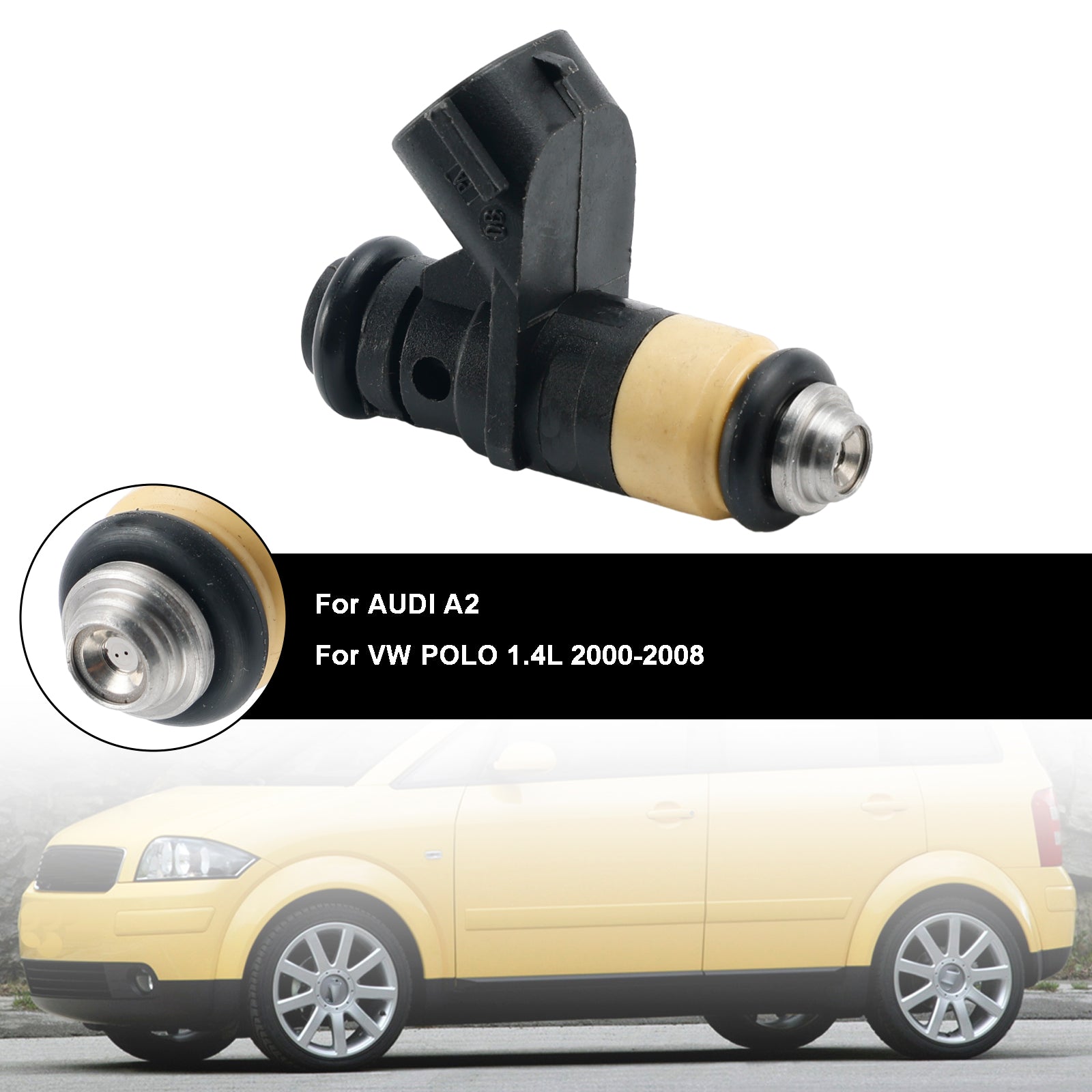 2000-2008 VW Polo 1.4L 1PCS Inyector de combustible 036906031M