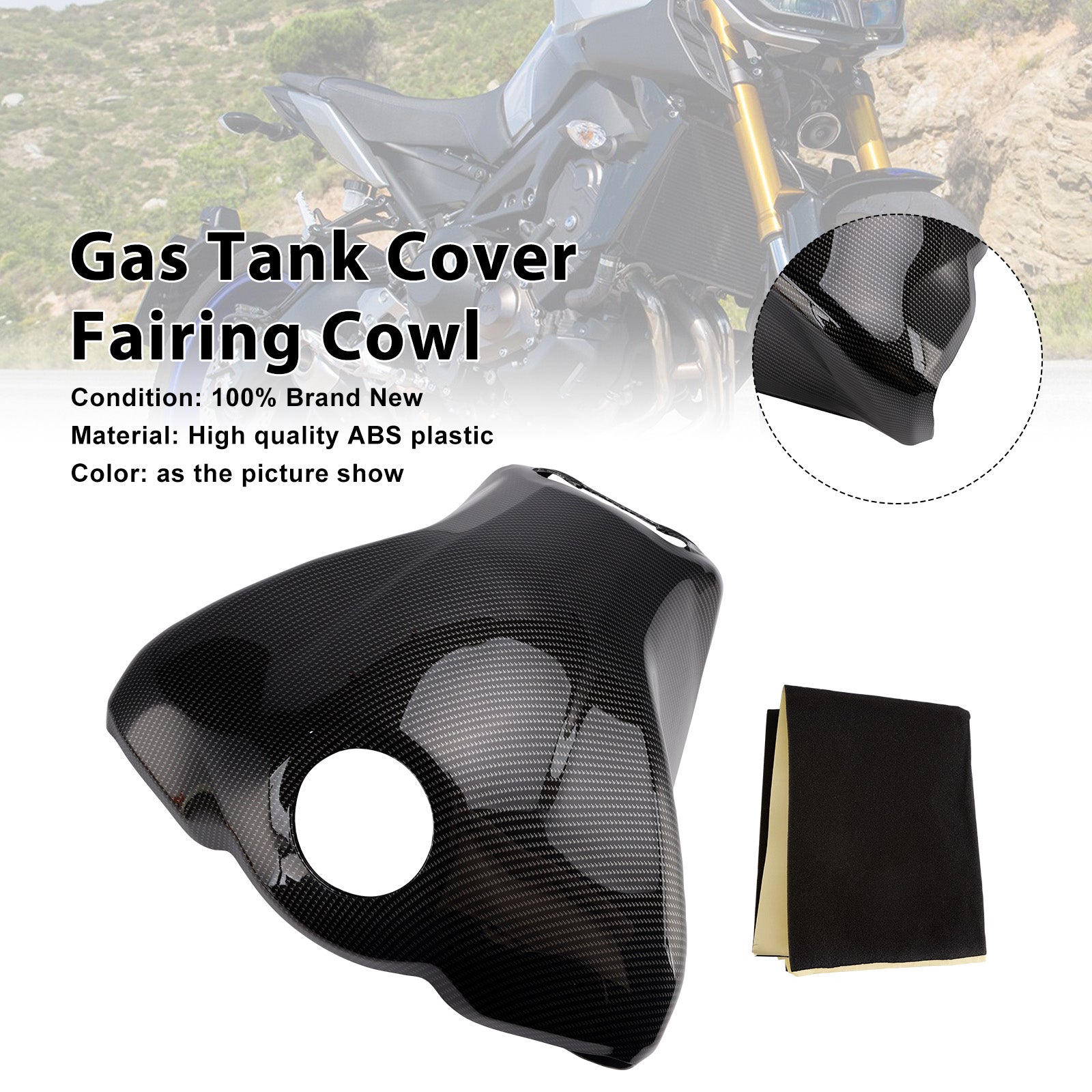 Capot de carénage de garniture de couvercle de réservoir de gaz pour Yamaha MT-09/SP 2021 – 2024