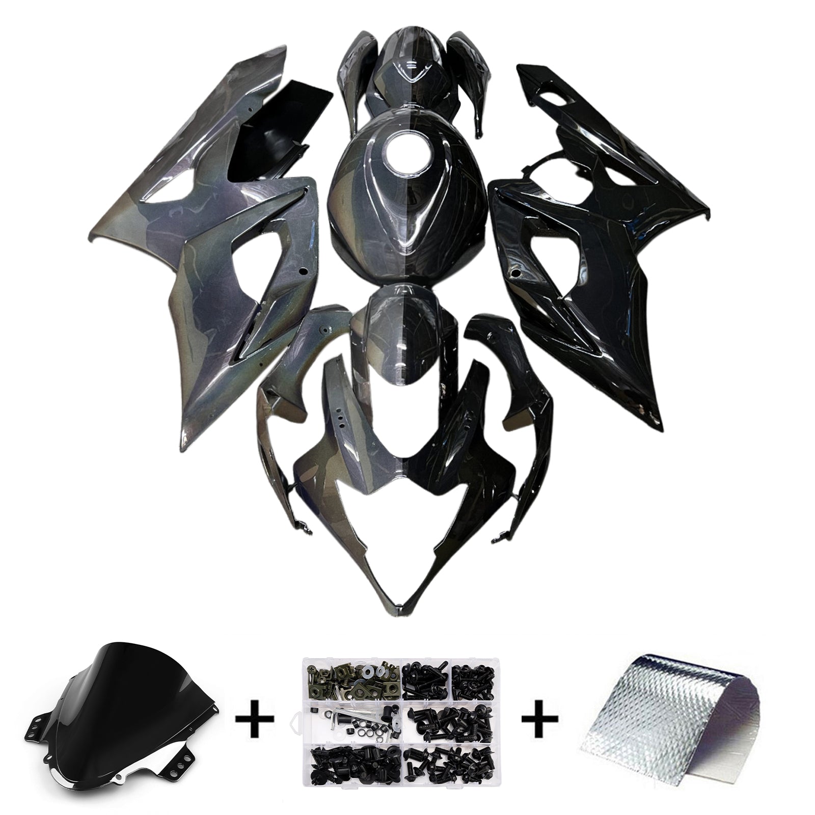 Kit de carénage d'injection carrosserie plastique ABS pour Suzuki GSXR1000 2005-2006 K5