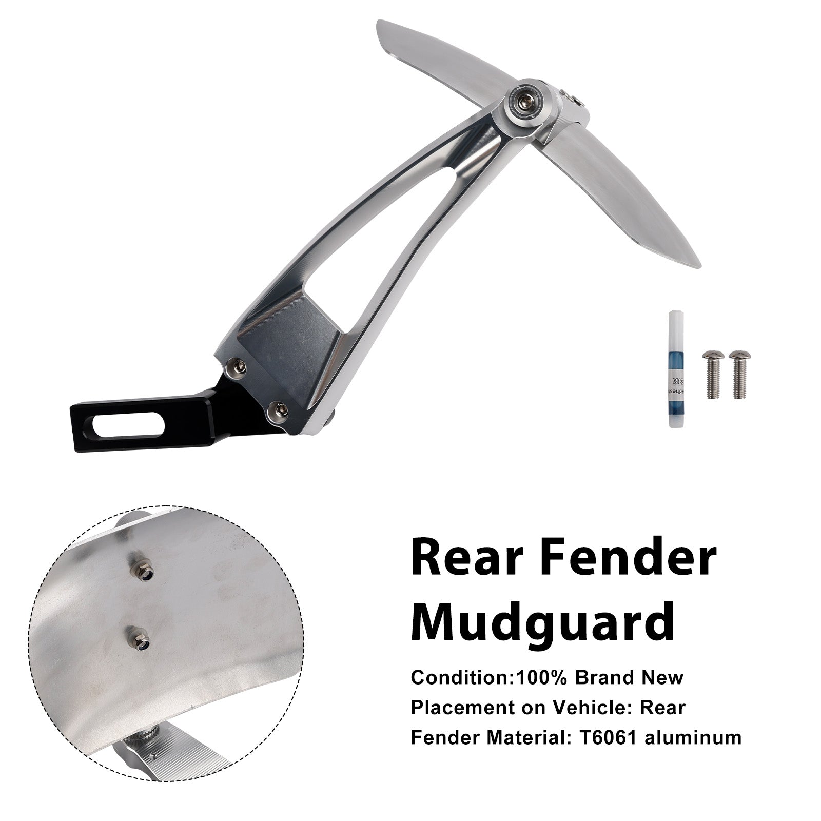 2025-2026 Triumph Thruxton 400 Rear Wheel Fender Mudguard