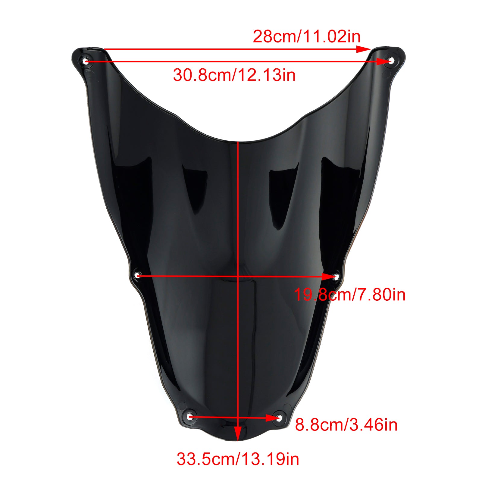 2006-2010 Yamaha RS125 ABS Motorcykel vindrutan vindruta