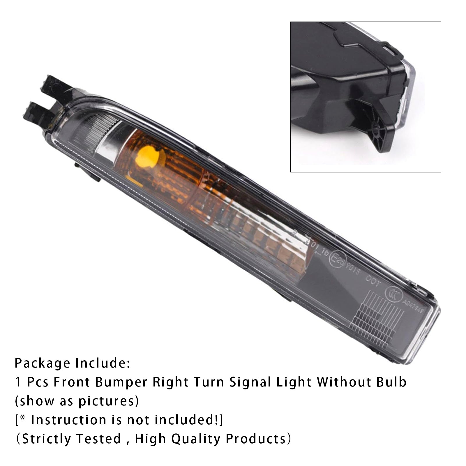 2012-2019 Volkswagen Beetle 1 Pcs Front Bumper Right Turn Signal Light 5C5953042A