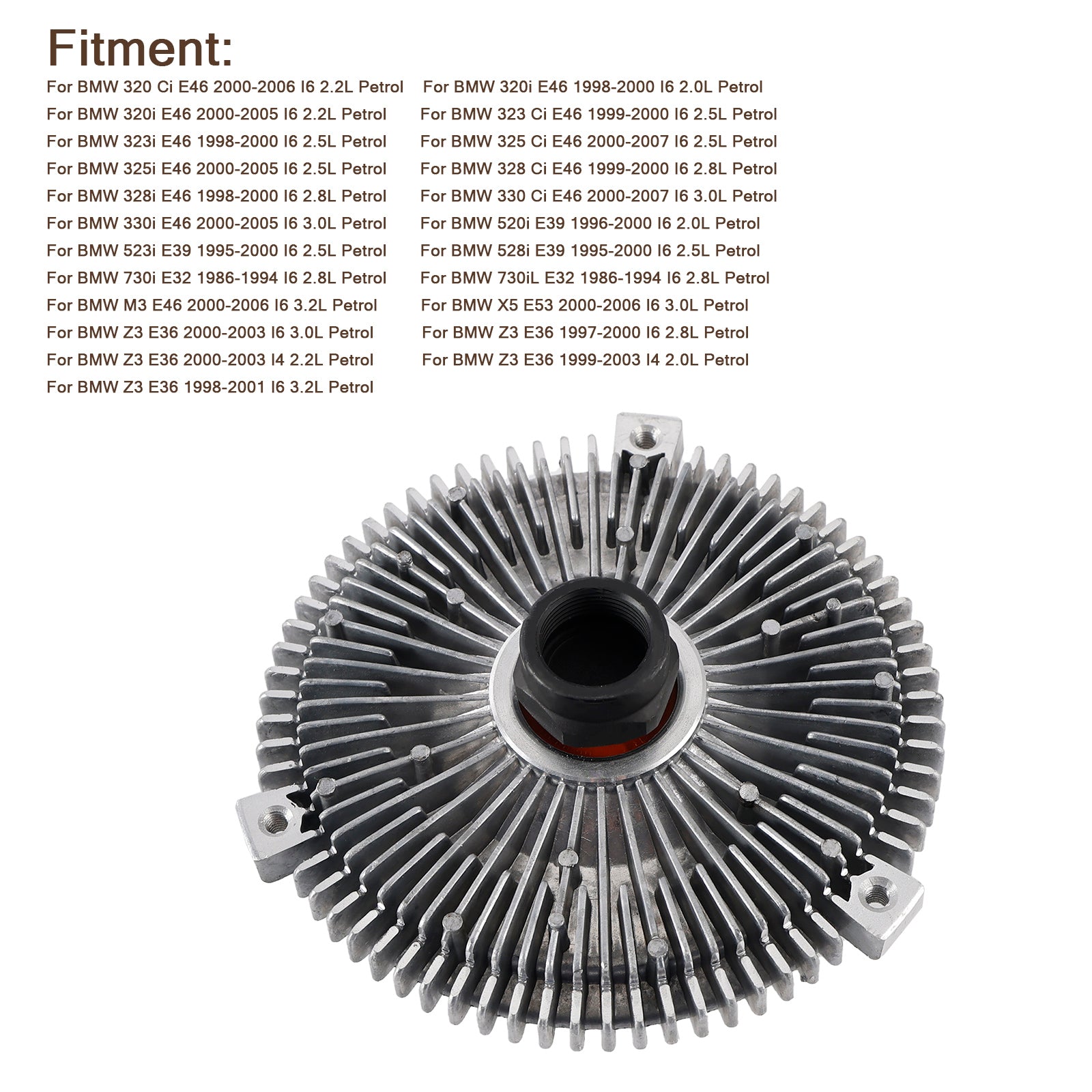 2000-2006 BMW 320 CI E46 I6 2.2L CLOCK CLOCK CLOCK CLOCK BETROL RADIÁTOR 11521719269 11521719046